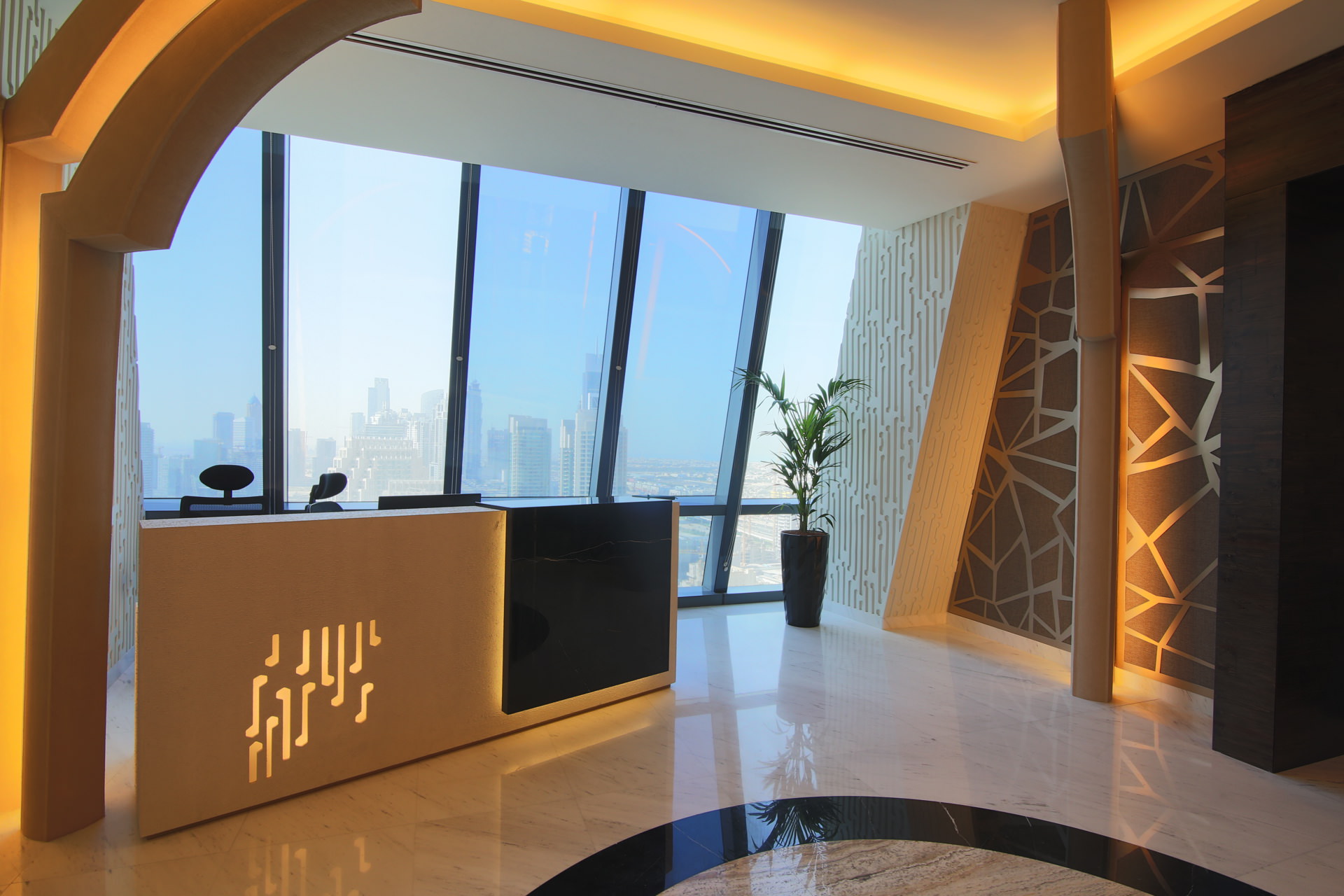 Greenstone Equity Office - Pink Line Interiors, Dubai.