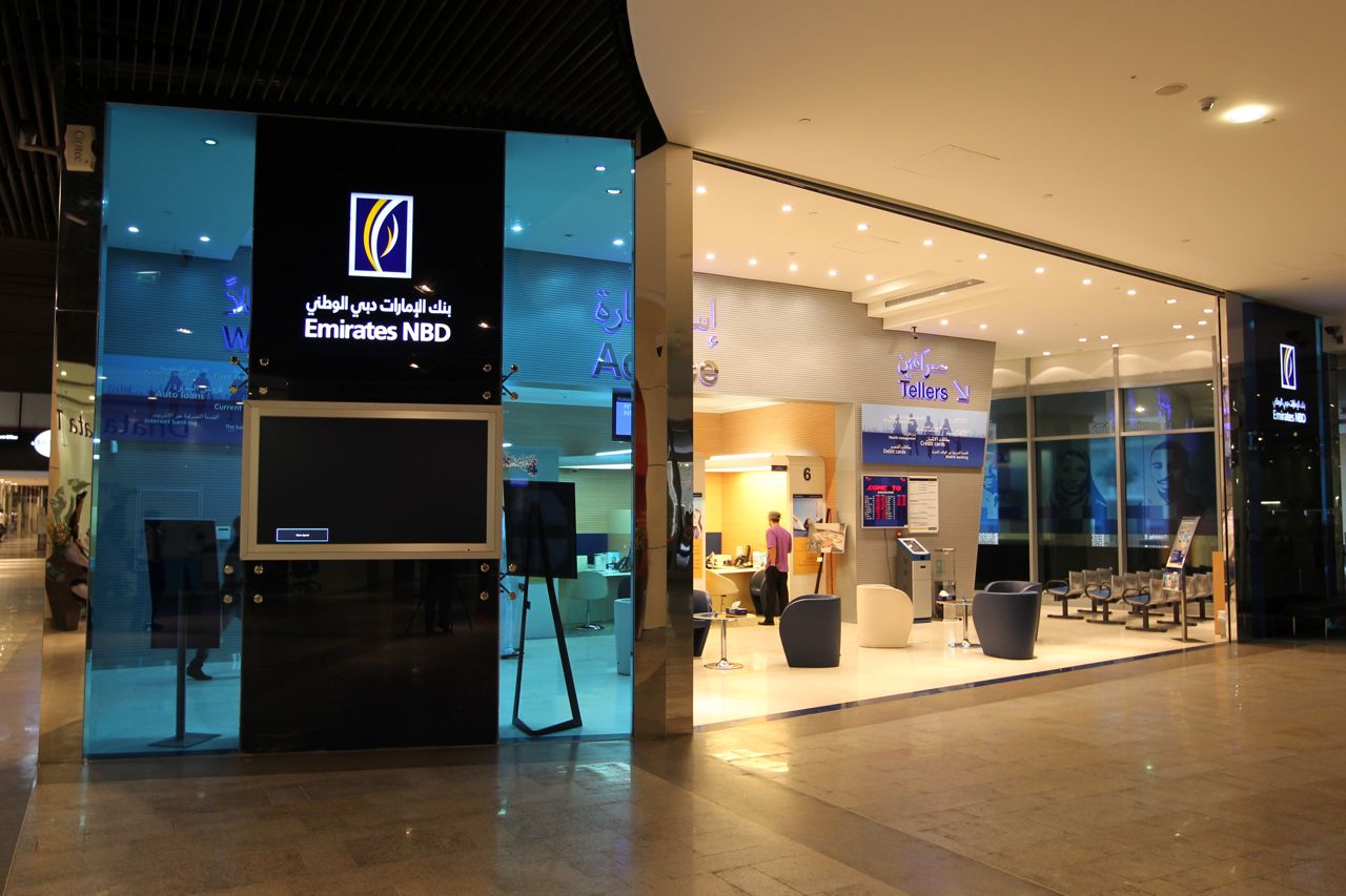 Emirates NBD Bank - Pink Line Interiors, Dubai.