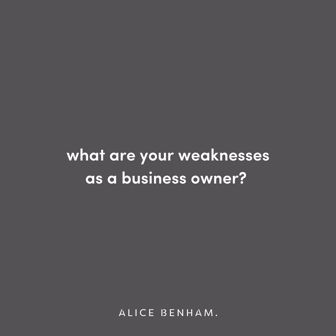 I&rsquo;ll start by sharing just a few of mine&hellip;

❌ I care far too much what absolutely *everyone* thinks of my work / content / approach etc
❌ My love for shiny new ideas can lead to a complicated and unsustainable business
❌ I drop my helpful