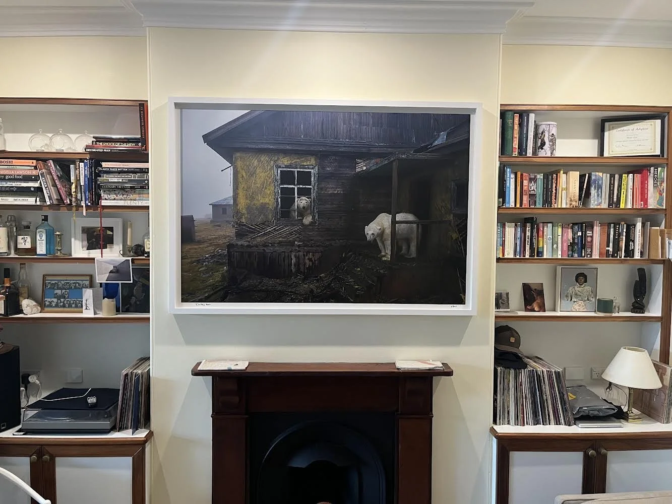 Photo polar bear house