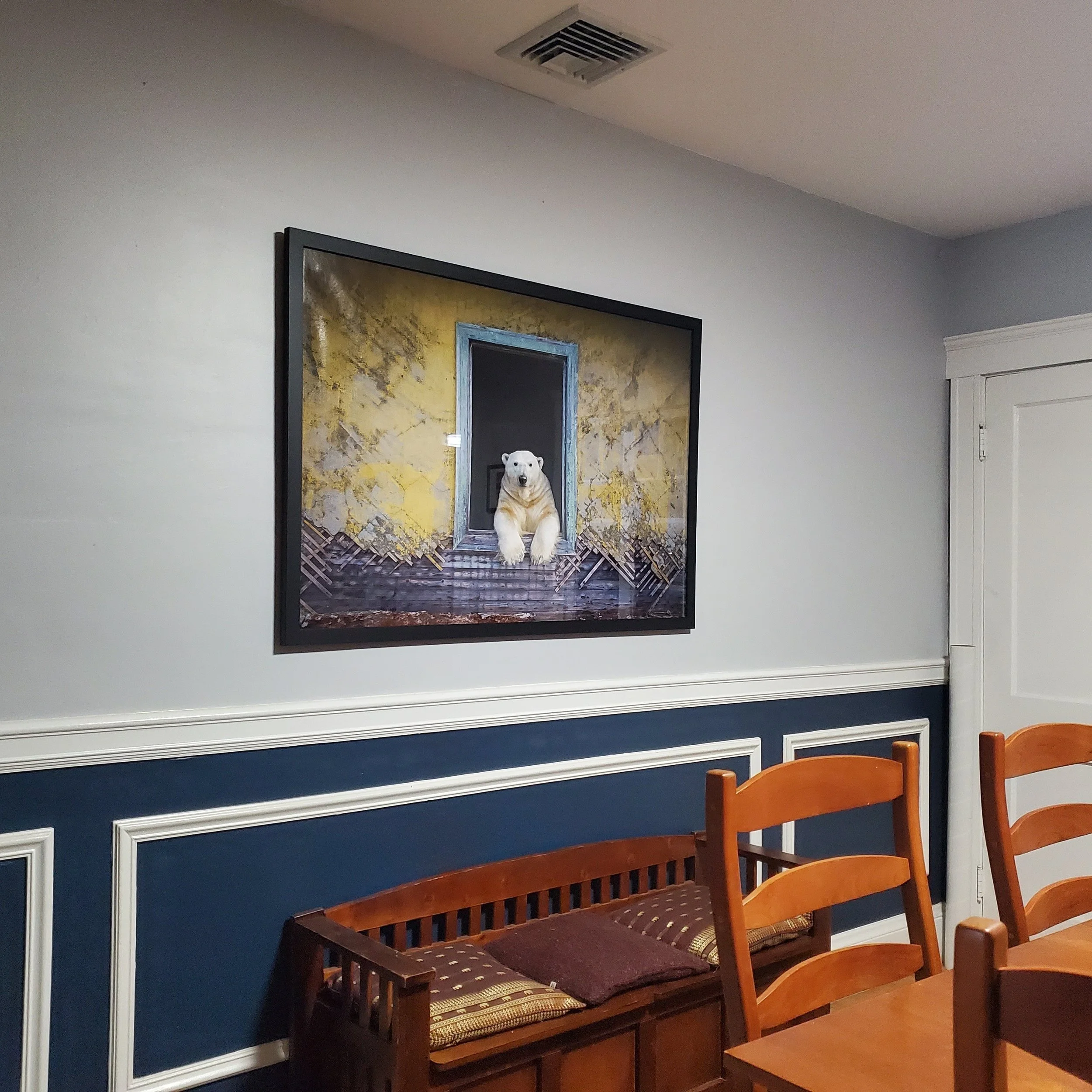 Photo Polar frame with polar bear