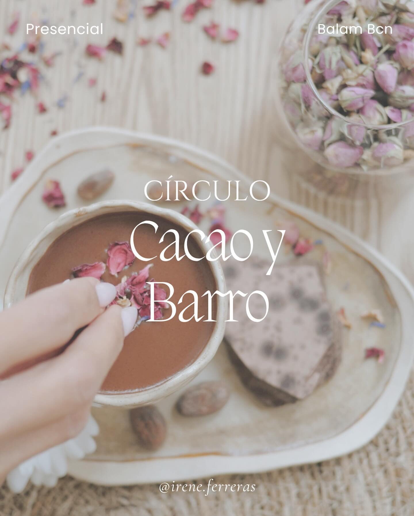 🌿✨ C&iacute;rculo cacao y barro🌸✨

Hoy extiendo una invitaci&oacute;n muy especial que llega desde el sentir de mi coraz&oacute;n💖En un anhelo de volver a compartir un espacio de cacao junto con la medicina del barro como recordatorio de nuestra t