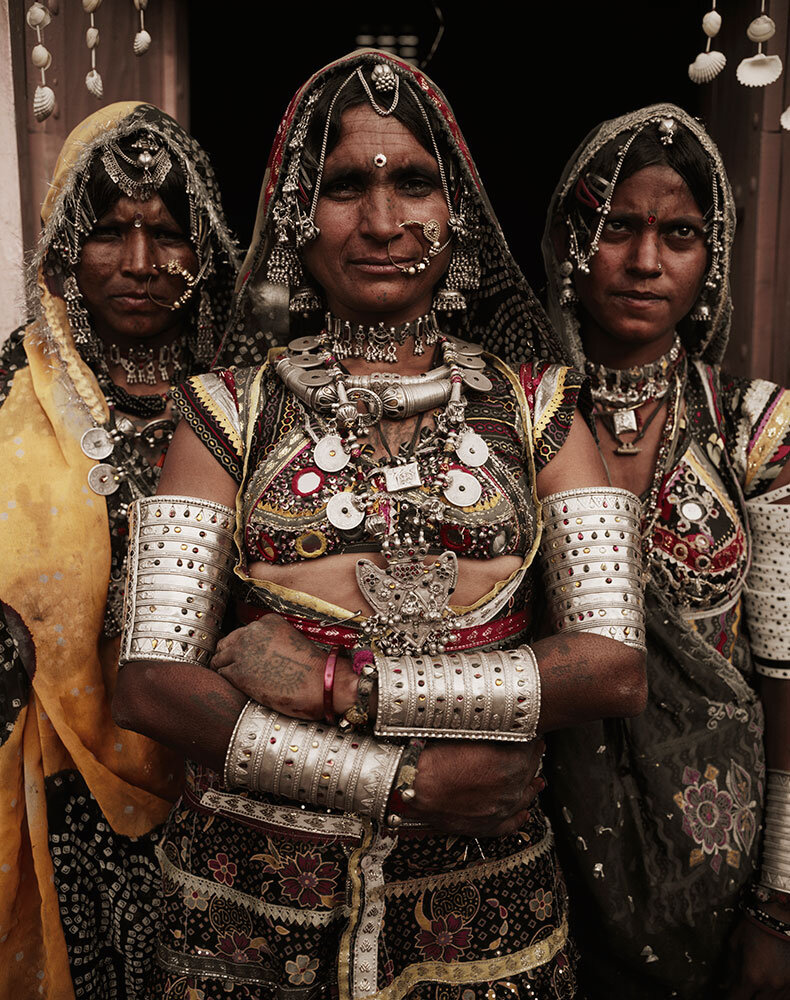 6_Rabari Women, Ajabgarth Village, Rathanambore National Park, Aman Bagh, Rajasthan, India, February 2012, Jimmy Nelson.jpg