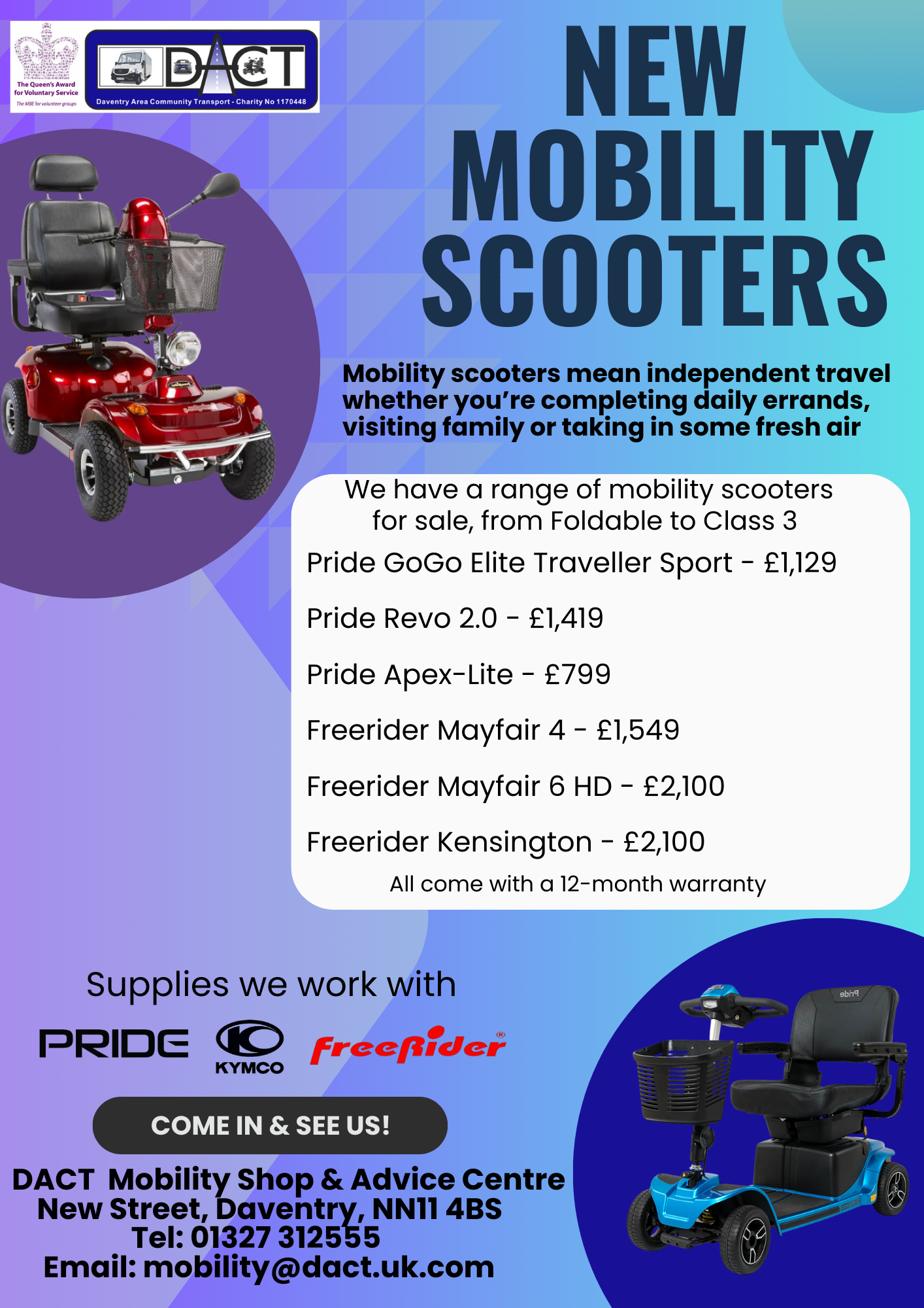 New mobility scooters for sale poster.png