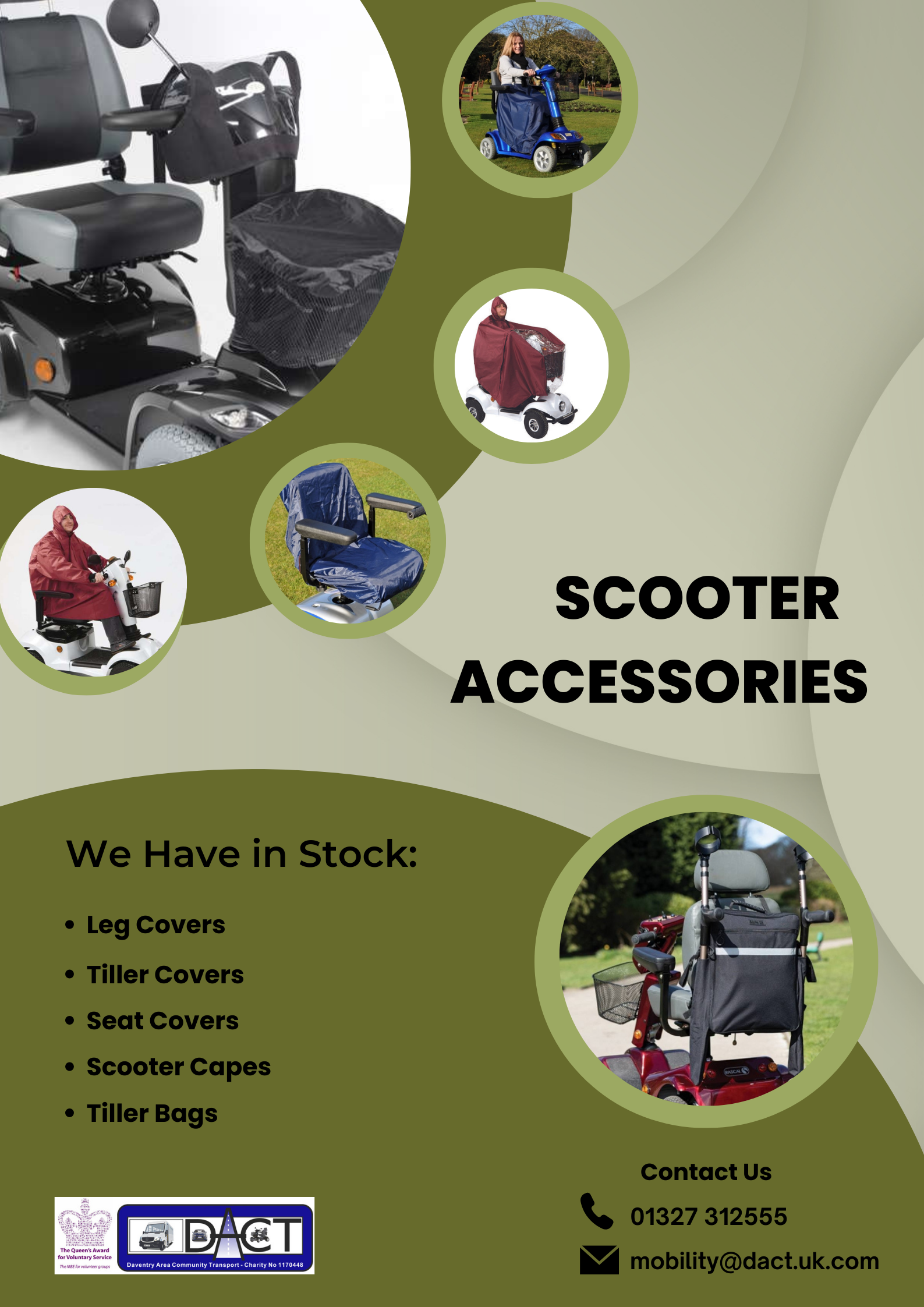 Scooter Accessory MOBILITY SCOOTERS & ACCESSORIES FOR SALE — DACT