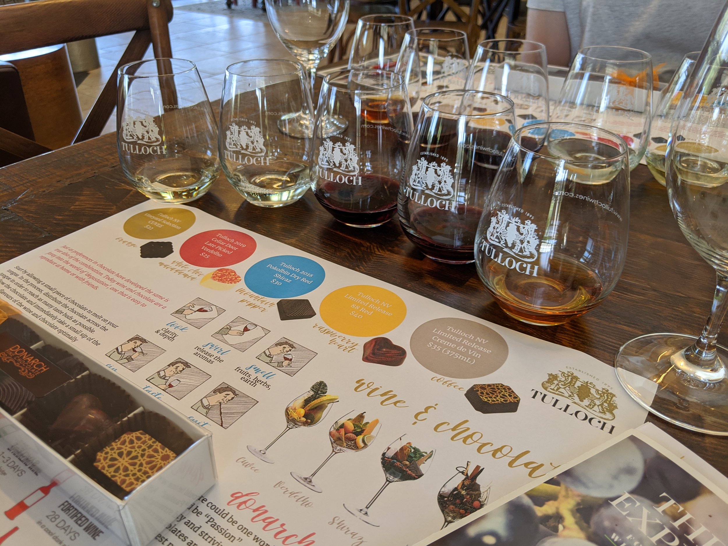 Wine and chocolate tour from Sydney