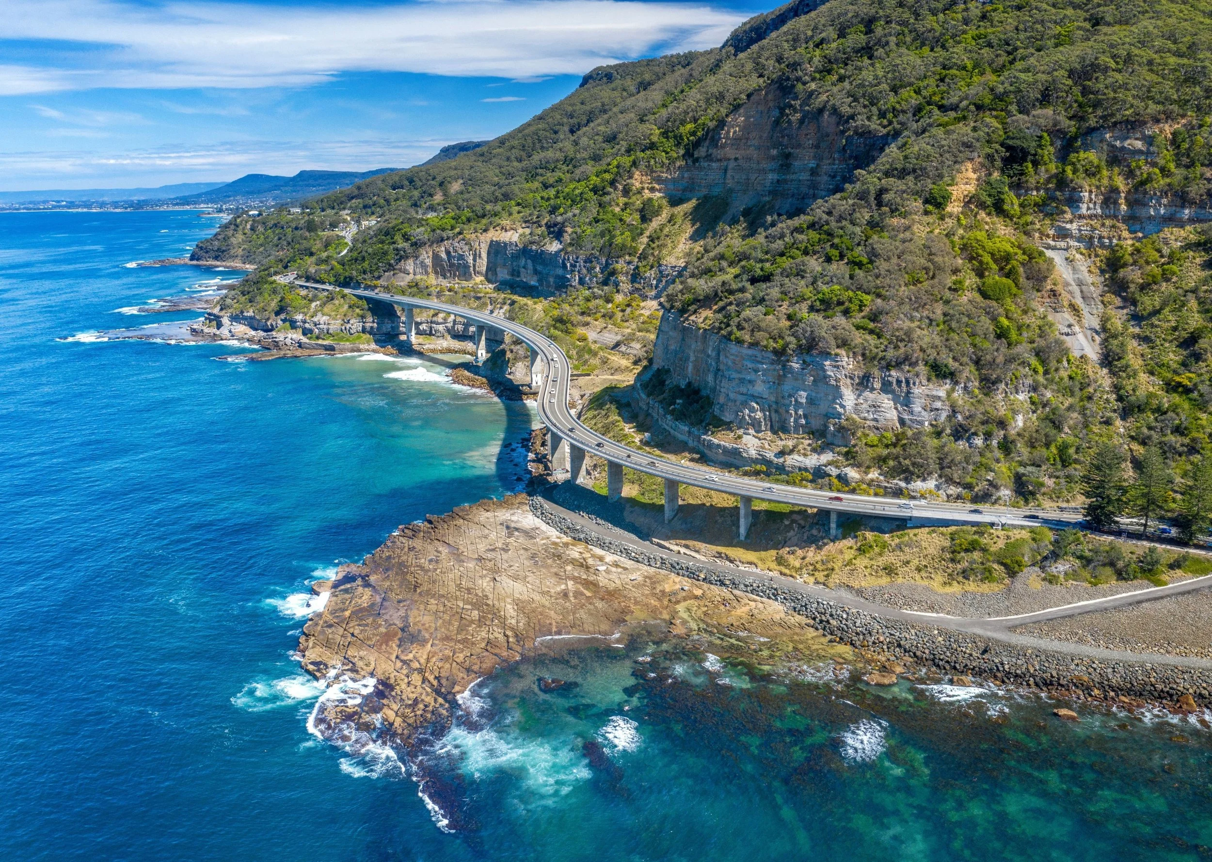 Drive over the Sea Cliff Bridge