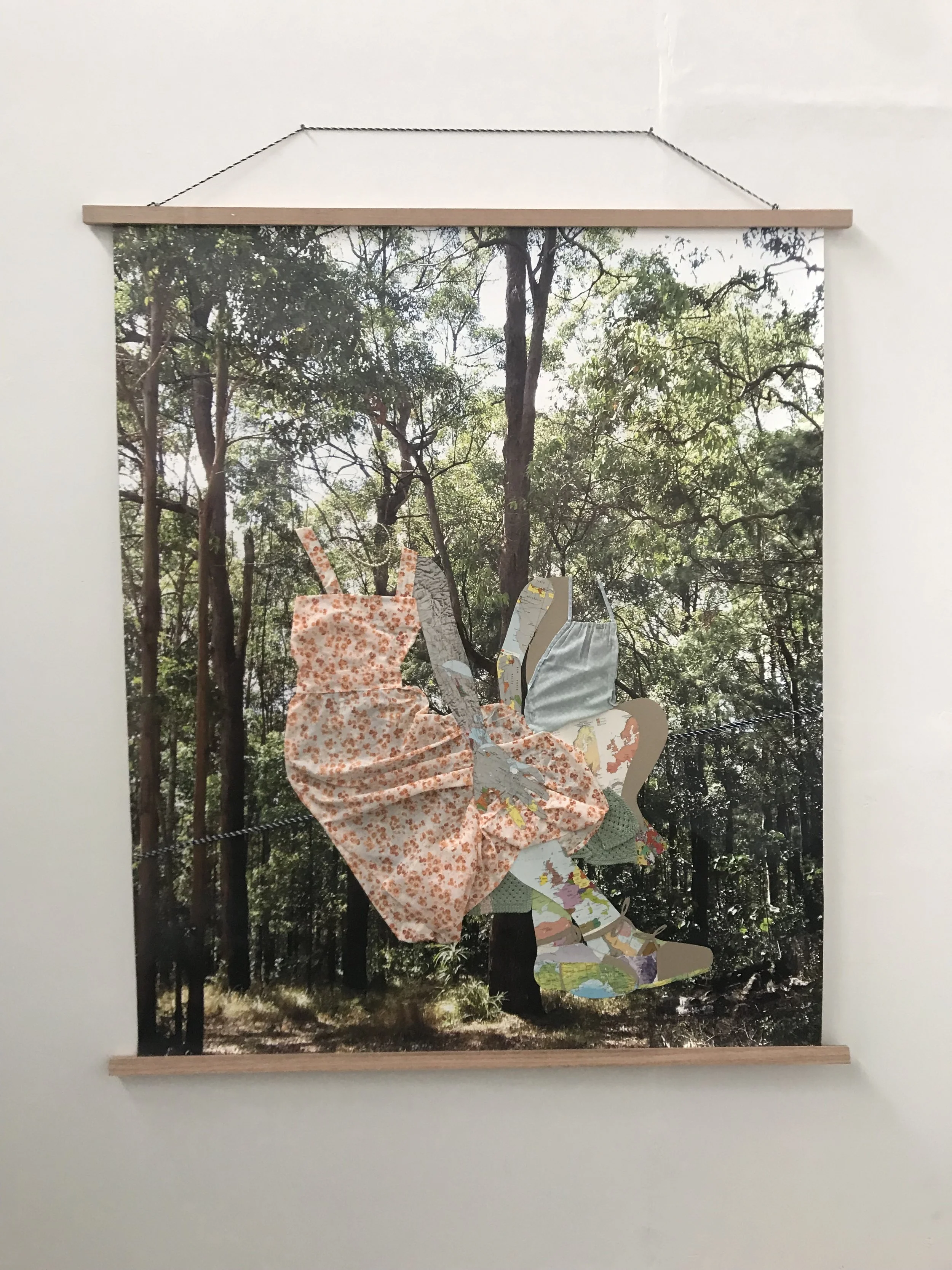 Member artwork: ‘Who’ll be my touchstone when we move away?’ Victoria Mason, 2019 for group exhibition ‘Beg. Borrow. Steal.’