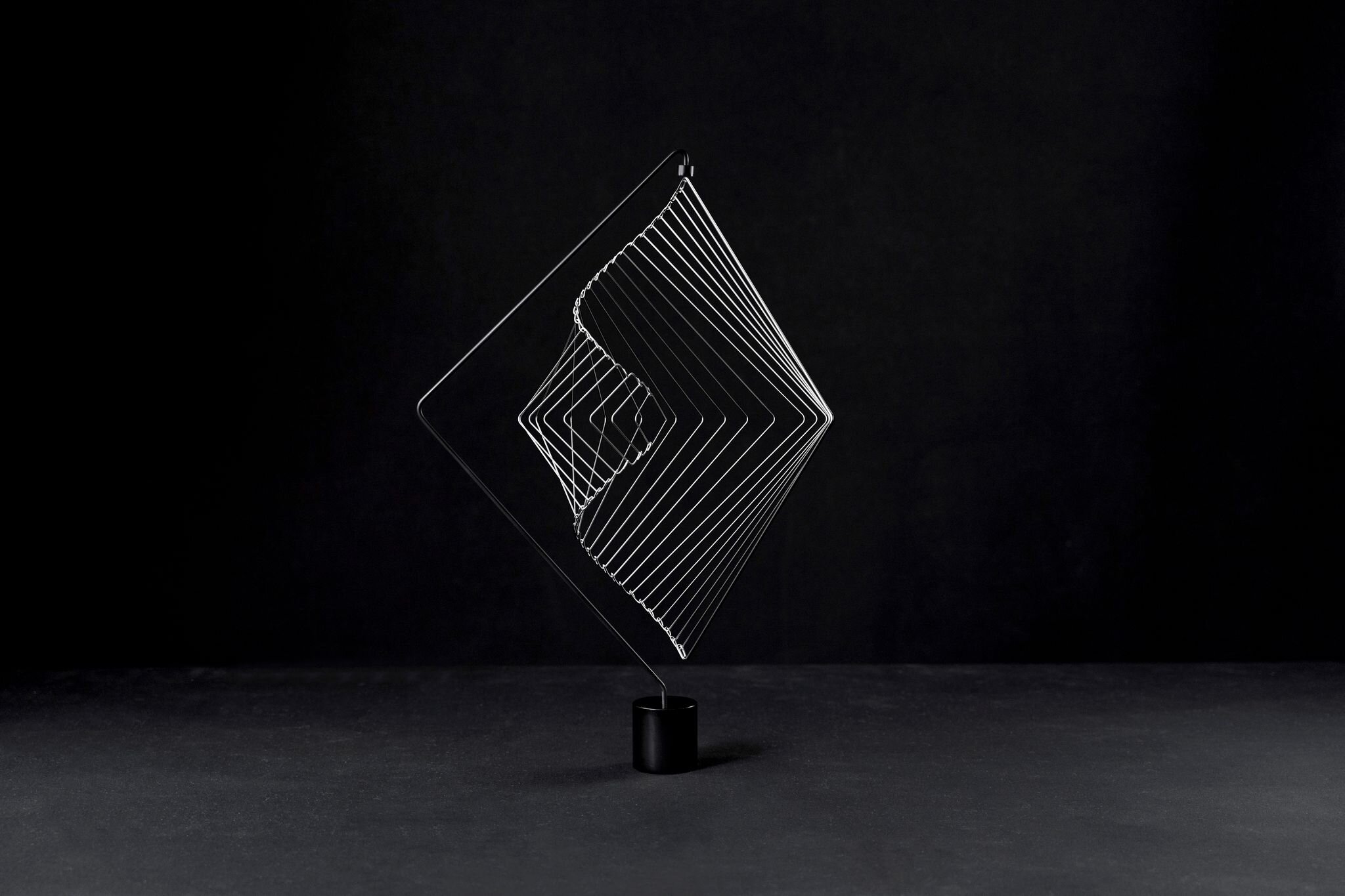 Made in Italy Details about   Square Wave Aqua Limited Edition & Matching Stand by Ivan Black 