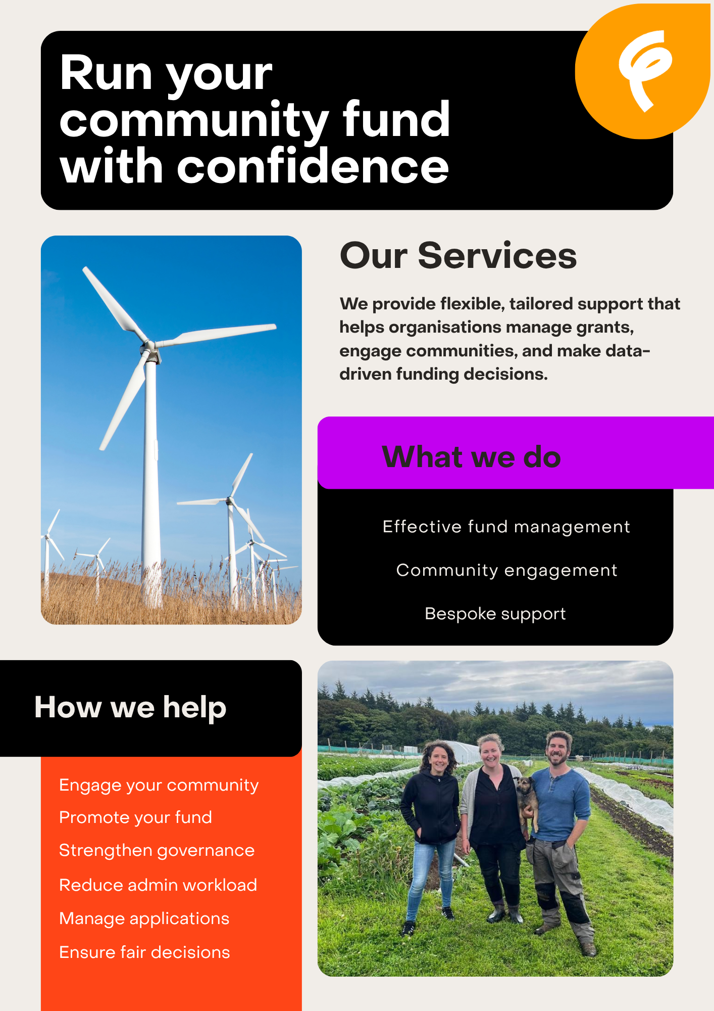 Firstimpact leaflet for Development Trusts