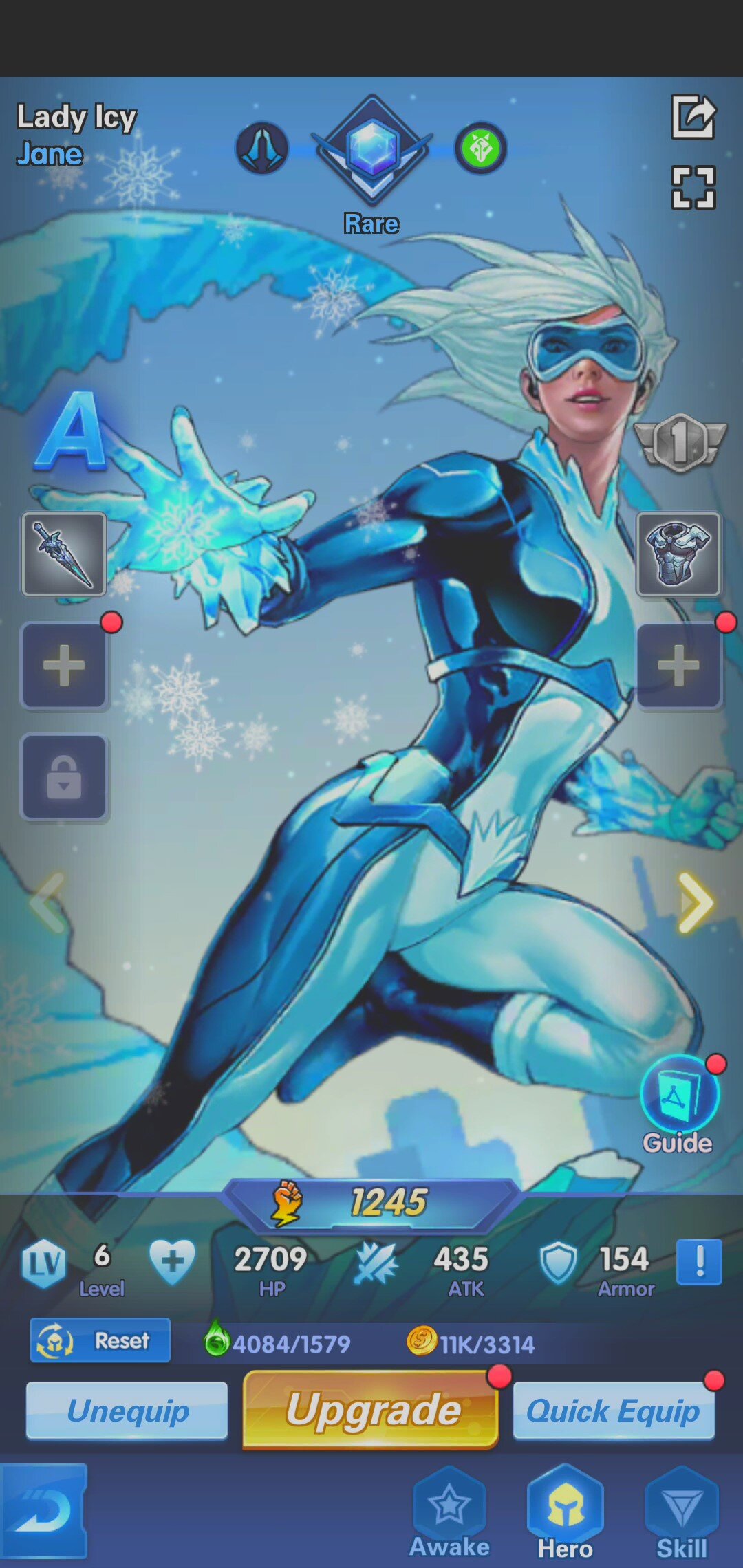 X-Hero : Marvelous Adventure - Lady Ice Jane