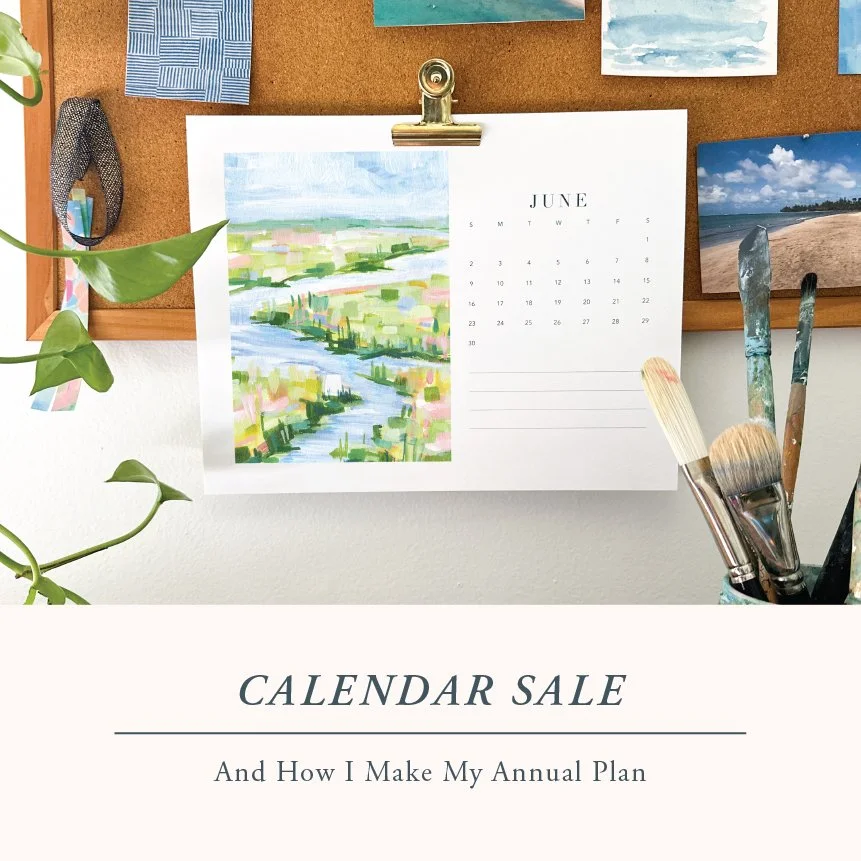 ANNUAL PLANNING AND A CALENDAR SALE