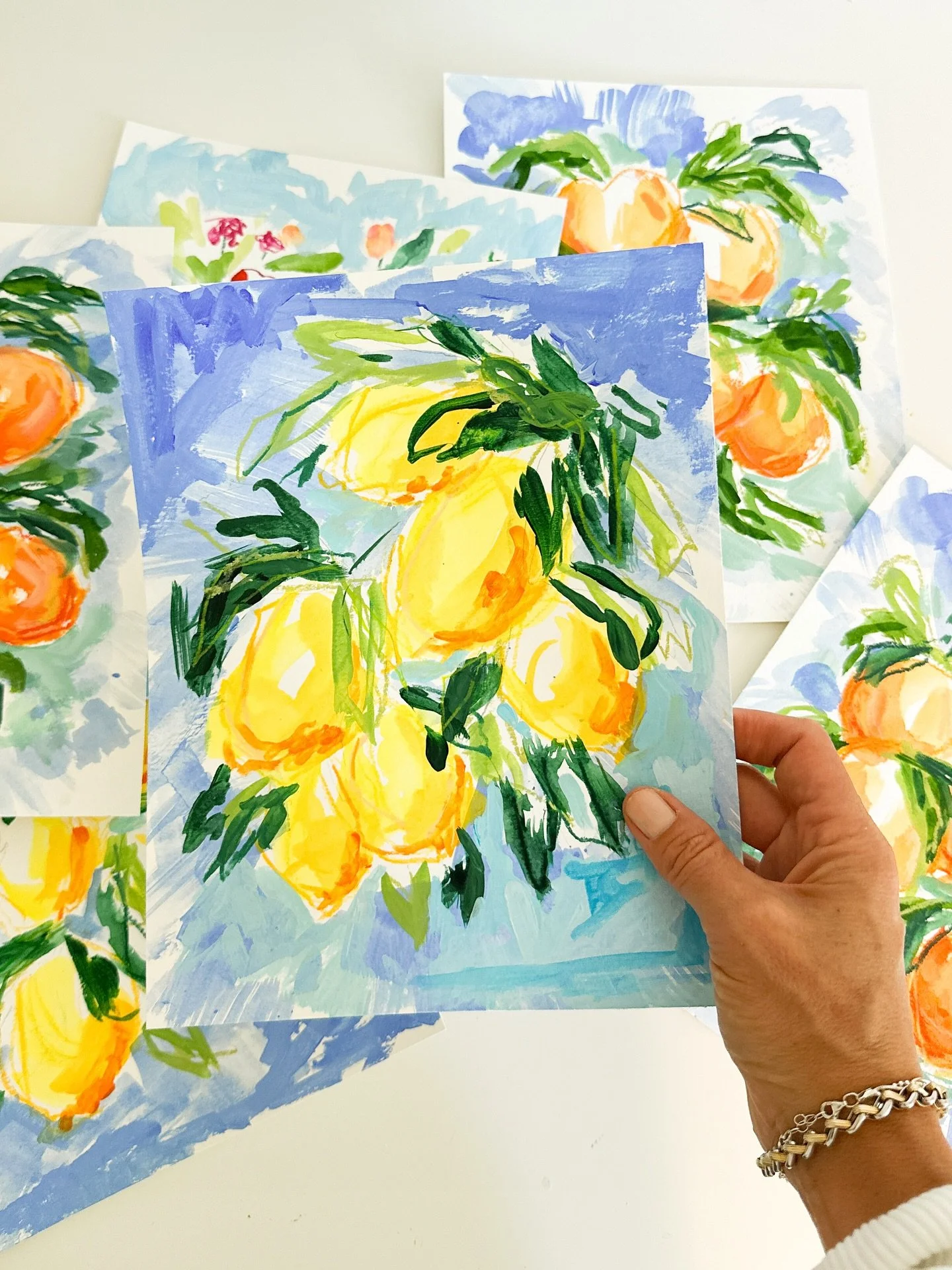 Get in the grove, the citrus grove!
These freshies are going to be getting the special framing treatment and will be available soon! Get on my email list to get first dibs 🍊