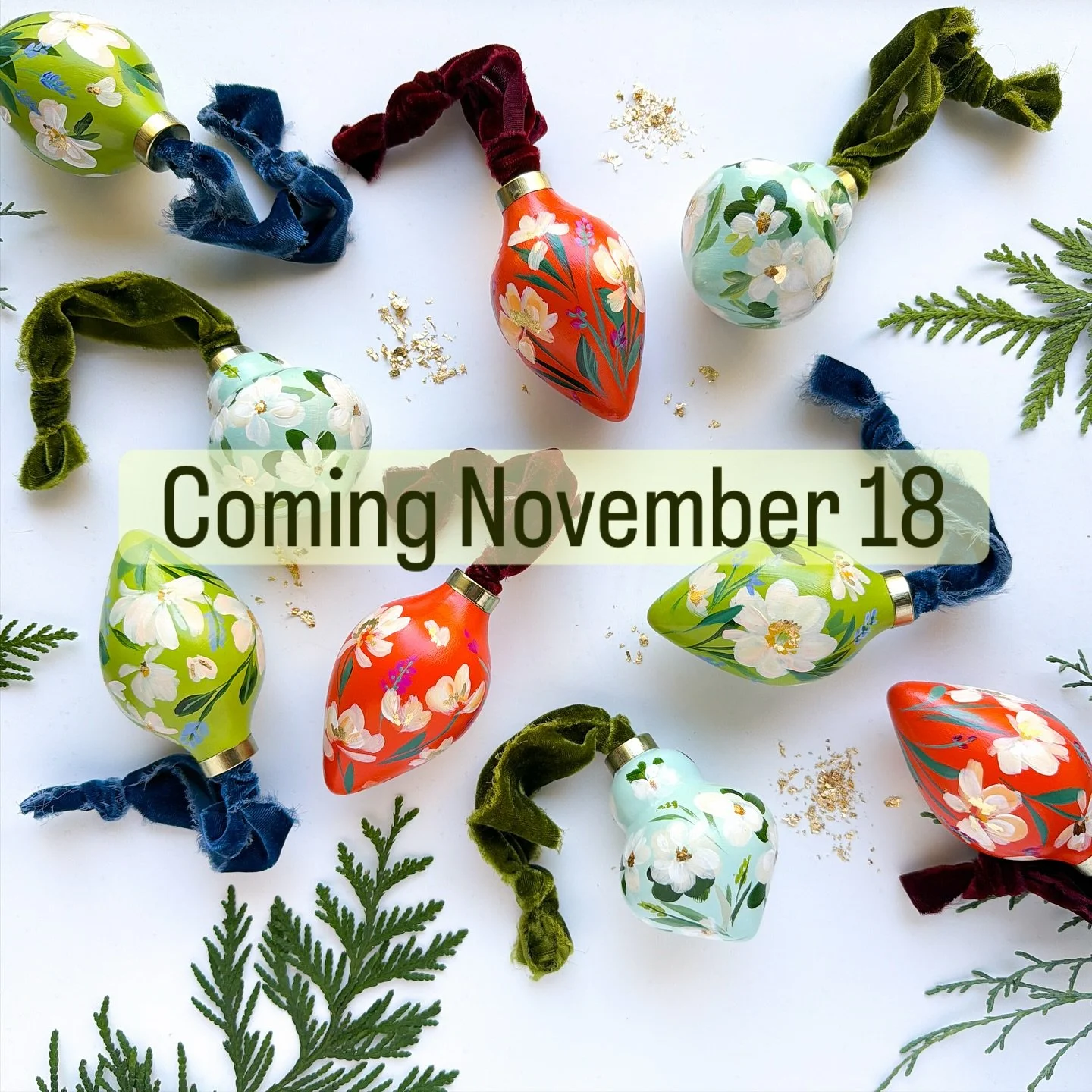 This year&rsquo;s ornaments are colorful, elegant, opulent baubles that will bring the holiday joy!
Perfect for gifting, perfect for keeping 🎄coming November 18, get on my email list for first dibs, see the link in my bio to sign up!