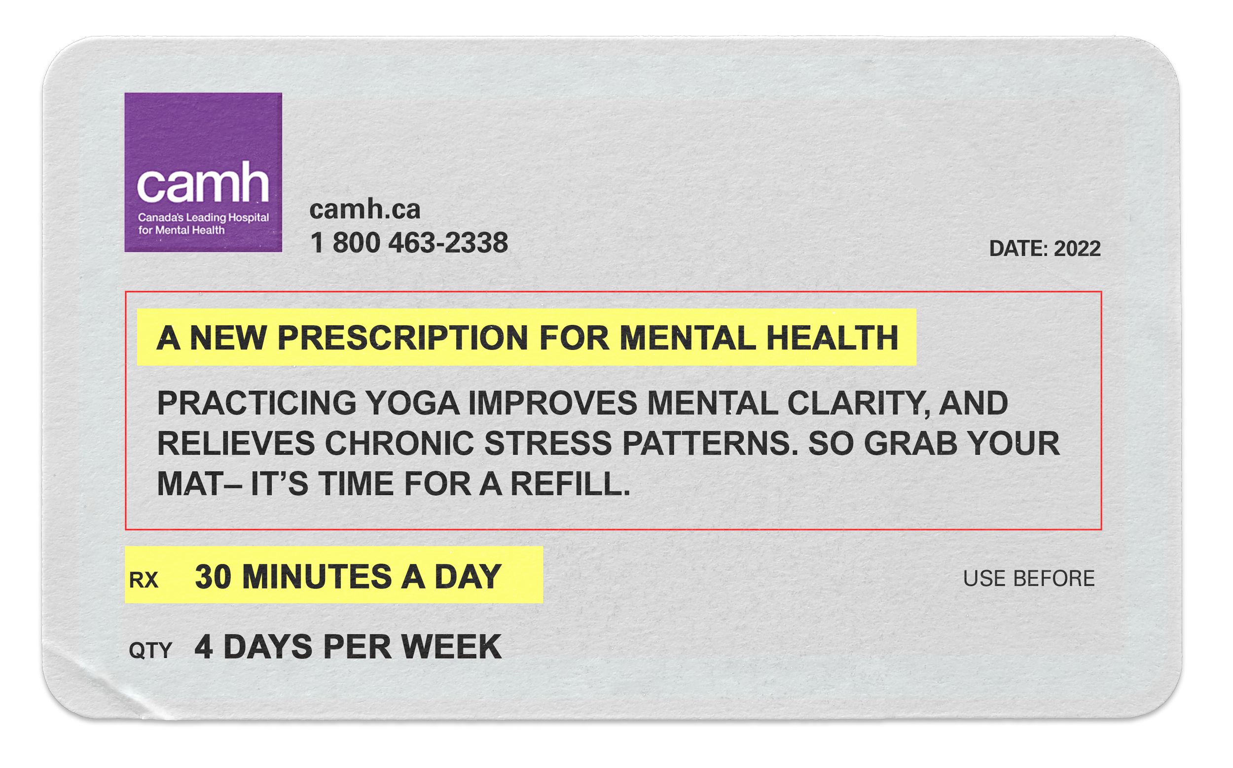Core Visual - Prescription Label