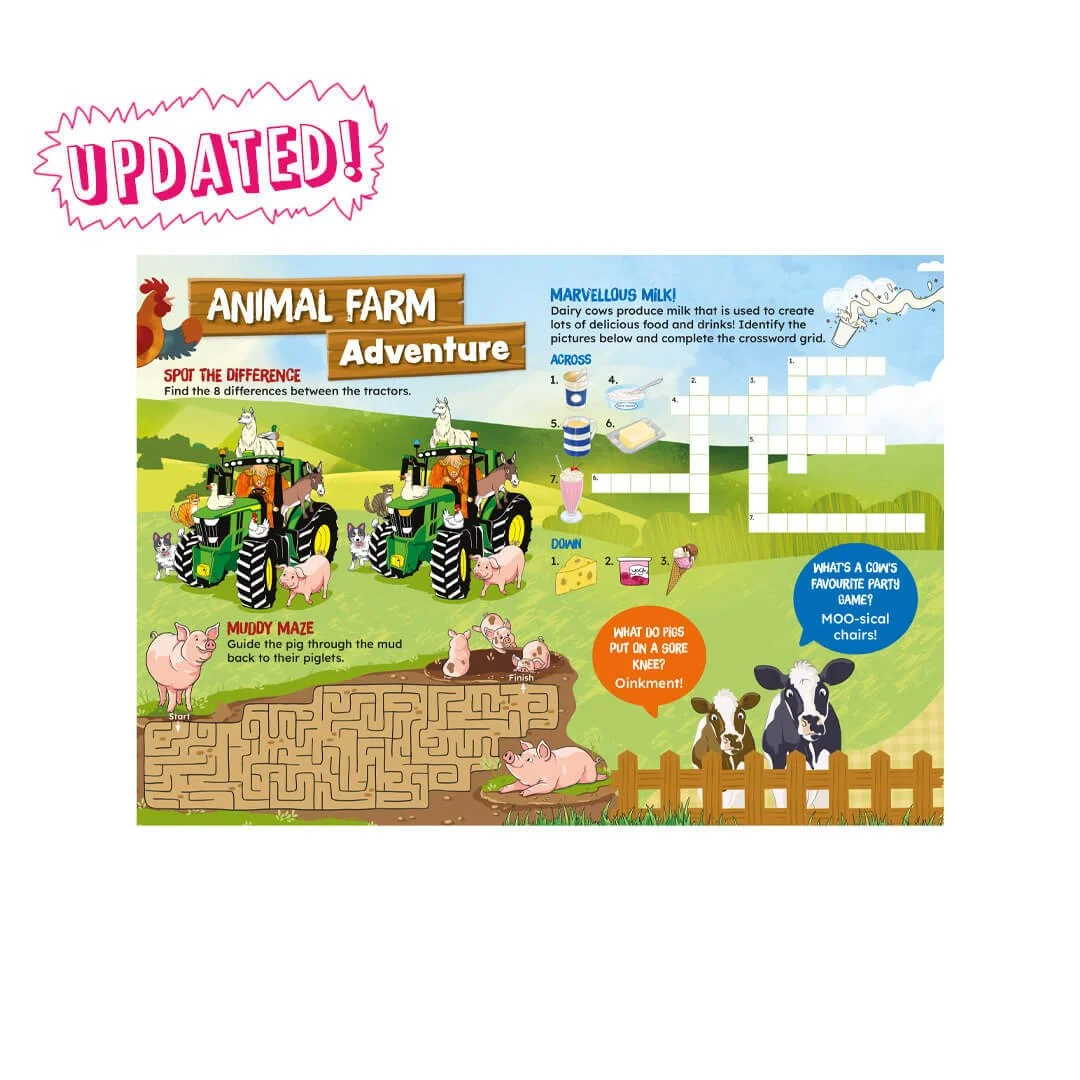 Animal Farm Adventure Activity Sheets - 1,000 per box
