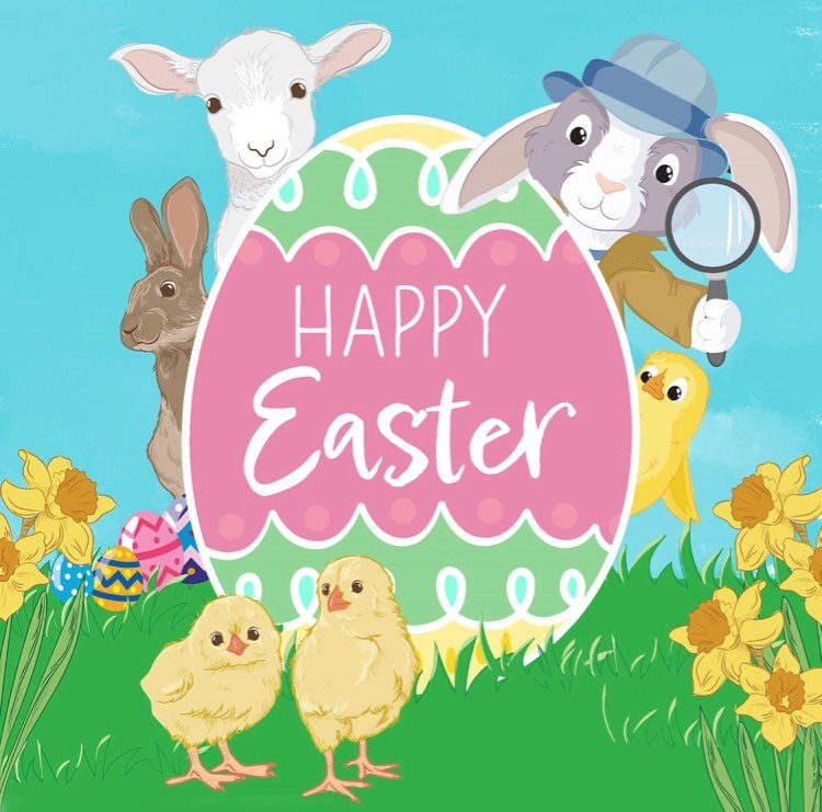 Wishing you all a very happy Easter, from all the team! #EasterSunday #Easter2024 #smallbiz #EasterBunny #childrensillustration