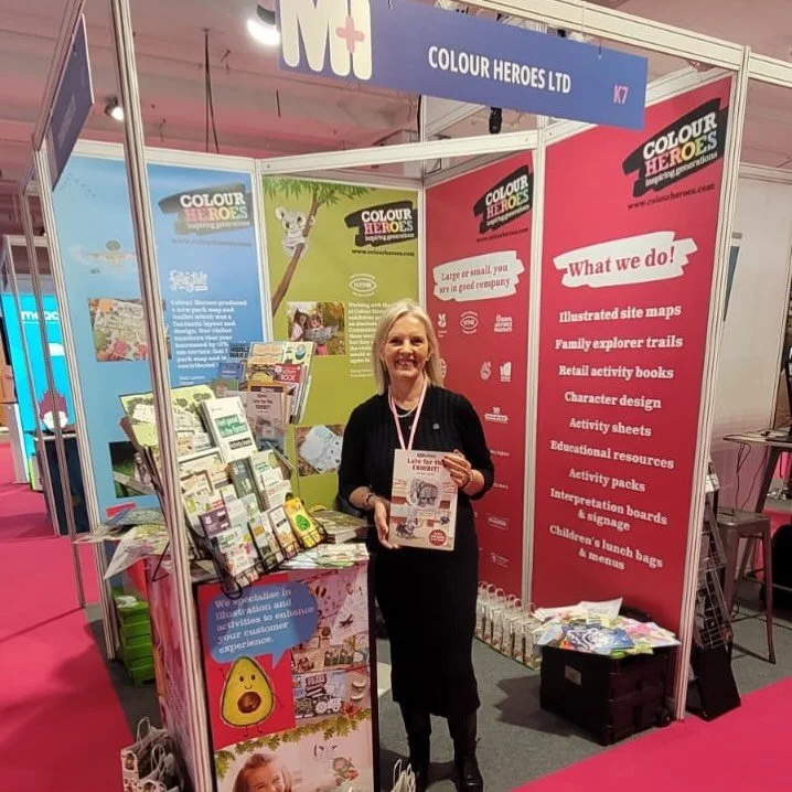 We&rsquo;re @museumsandheritage show today, visit us on stand K7 to discuss how we can work together to create family engagement through bespoke resources. 

#activityforkids #familytrails #activitybooksforkids #museumtrails #interpretation