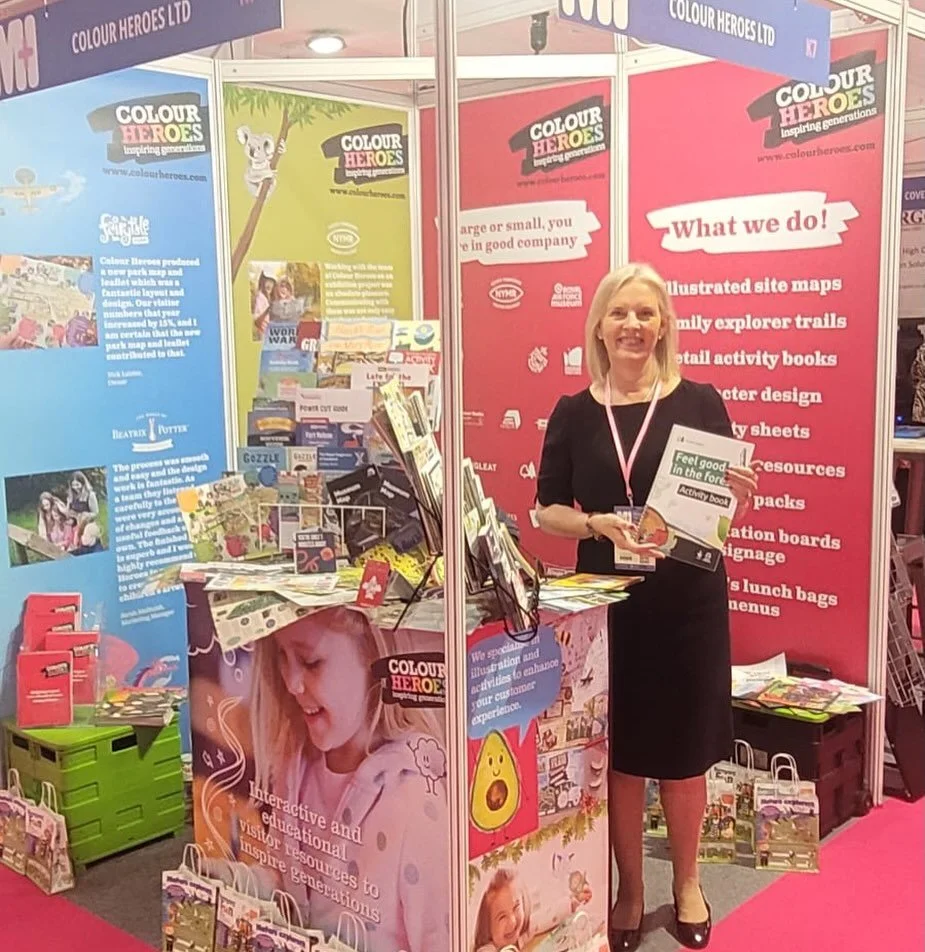 Day 2 of @museumsandheritage show! Come along to stand K7 where we have a portfolio of work showcasing our expertise is bringing sites to life for families.

#museumtrails #familytrailsheets #museumforkids #historyforkids #activitybooksforkids