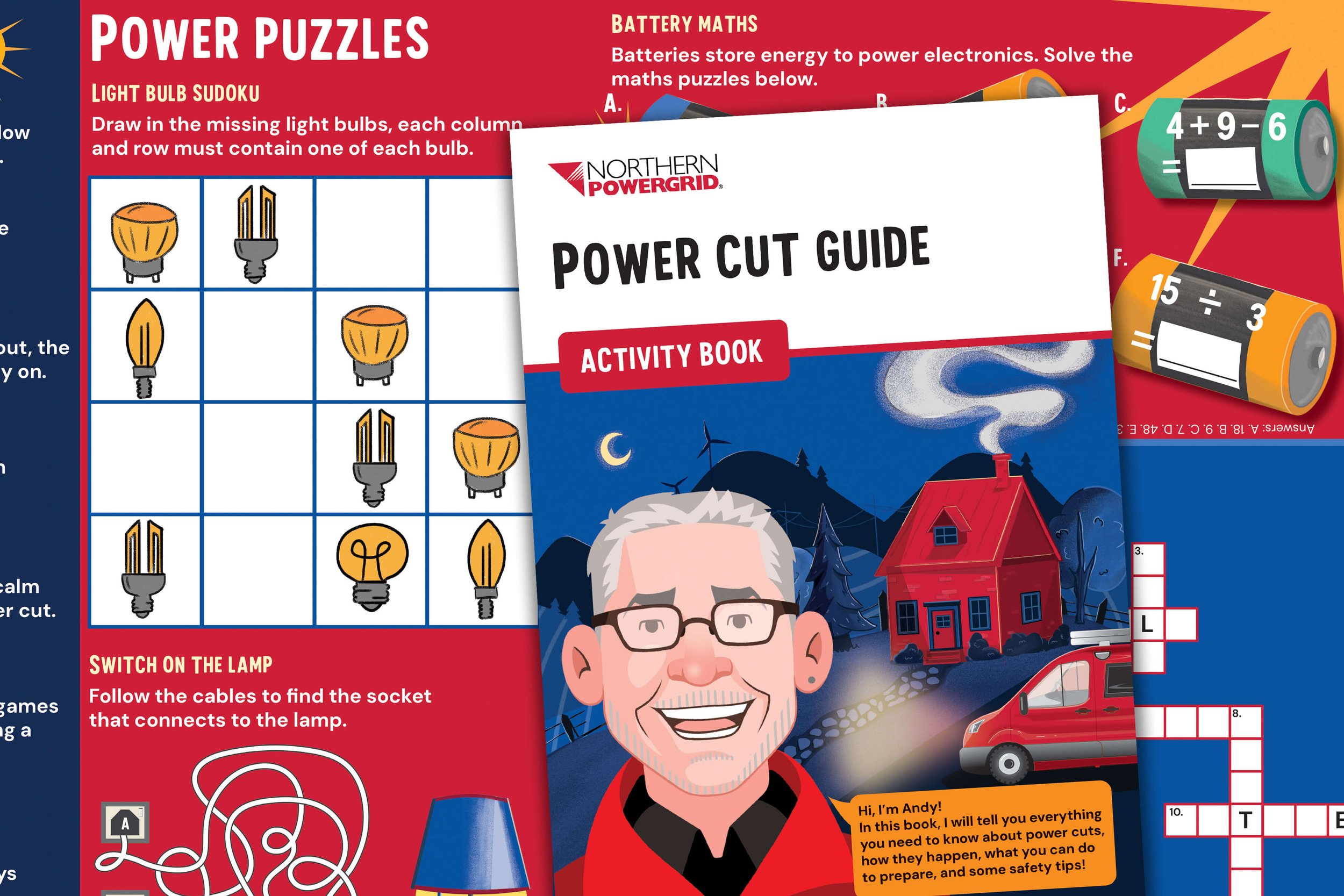 A colourful collaboration to bring power cut safety and storytelling to life!