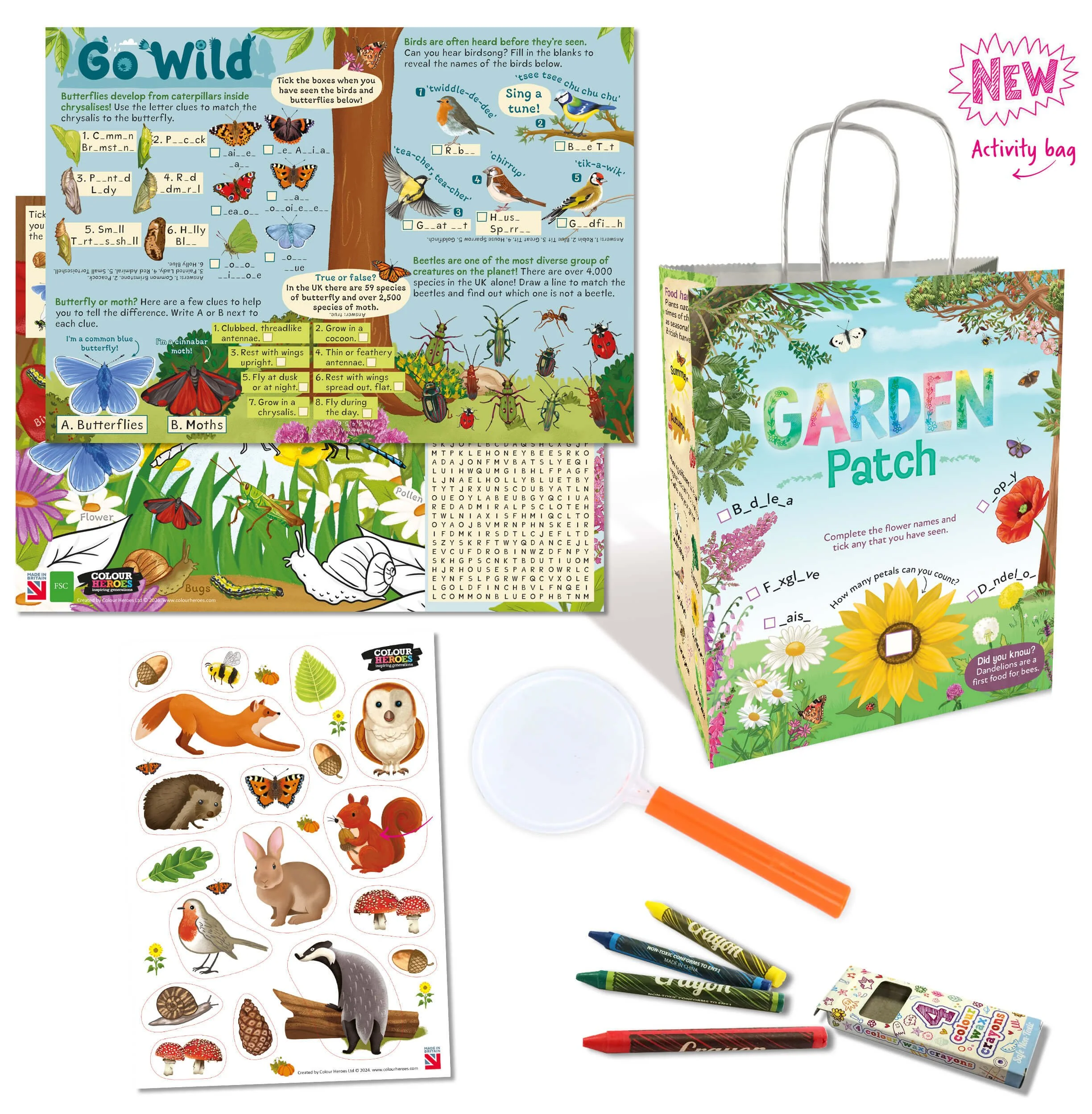 A Garden for all Seasons Activity Packs - 100 Packs