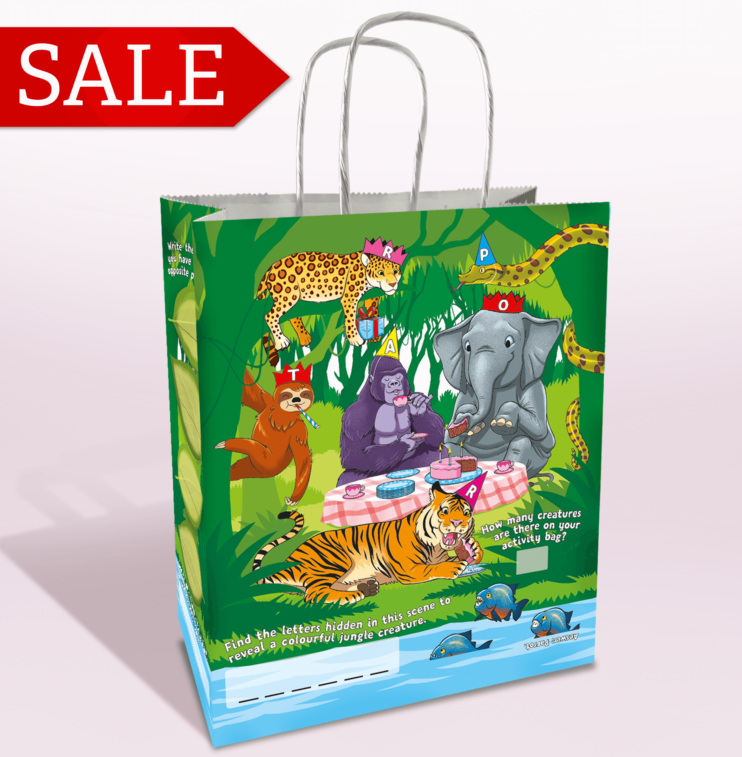 Party in the Jungle Activity Bag - 100 bags. Price includes VAT