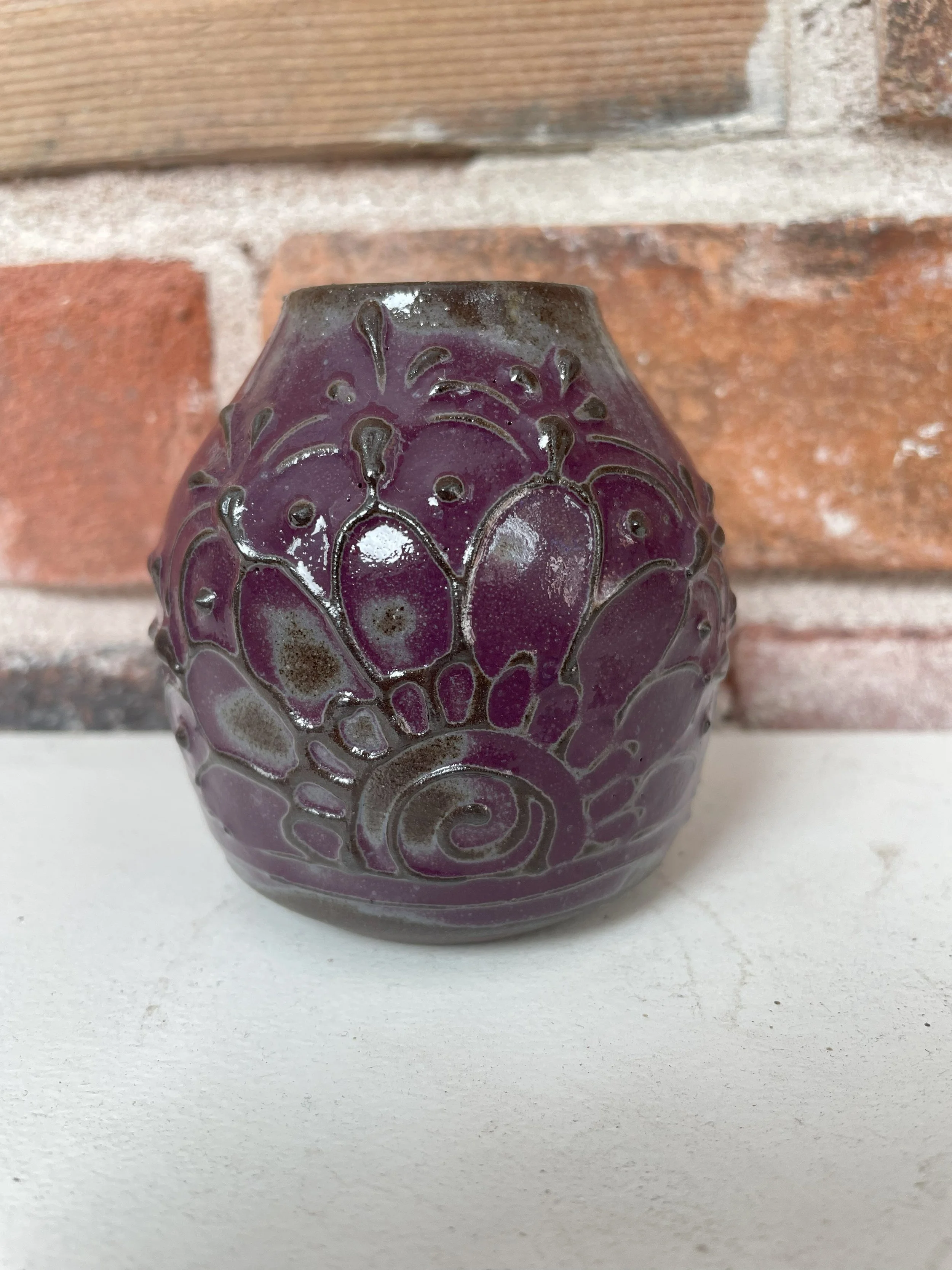 Dark Purple Bud Vase