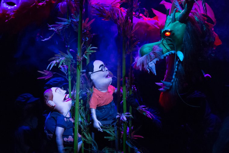 A fateful encounter with the mythical dragon in a bamboo forest.
