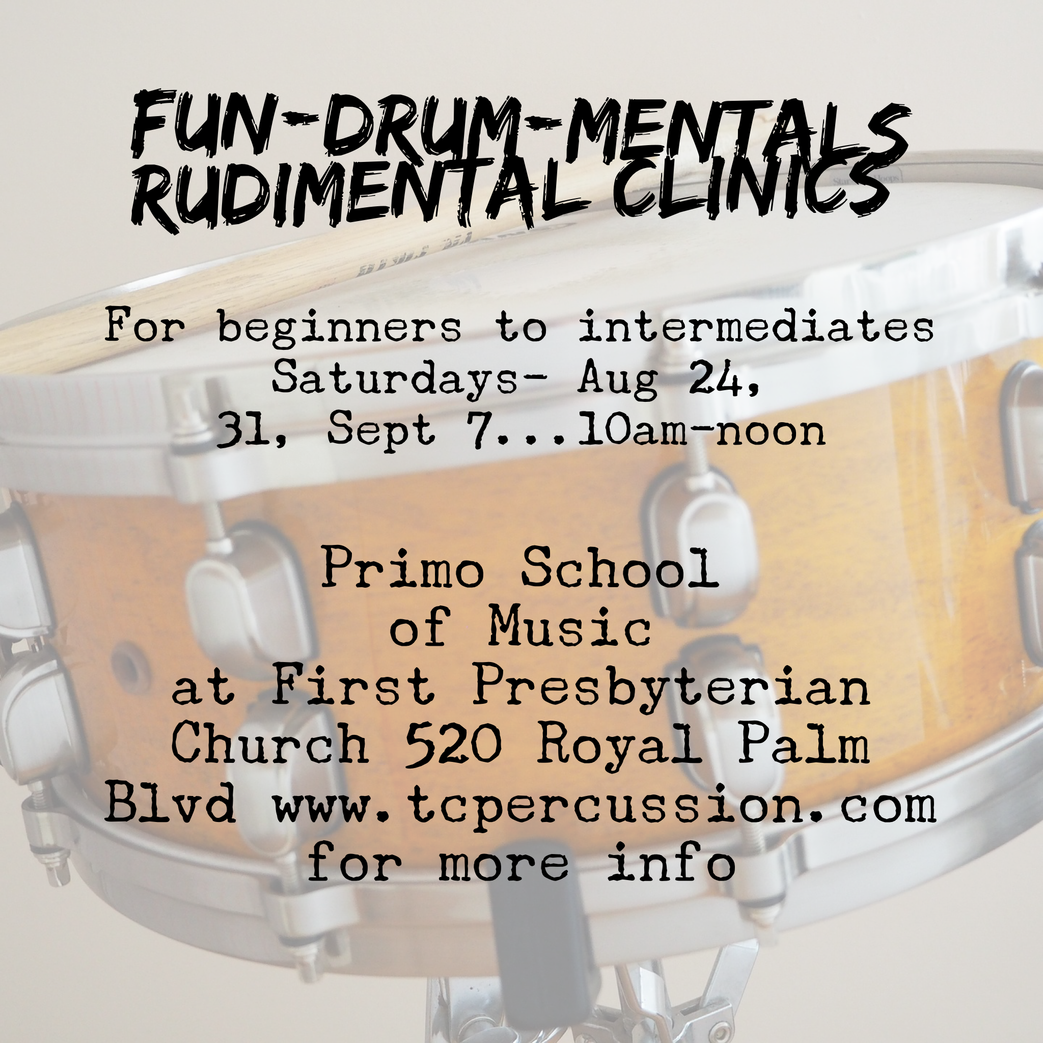 Fun-DRUM-Mentals