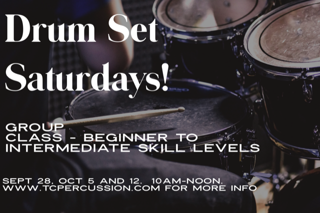 Drum Set Saturdays!