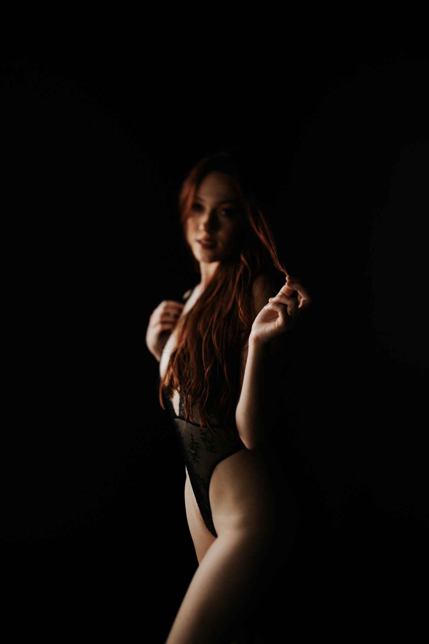 Houston Boudoir Photographer-The Negative Space-Moody Boudoir Session- Houston Wedding Photographer -Kristen Giles Photography-14.jpg