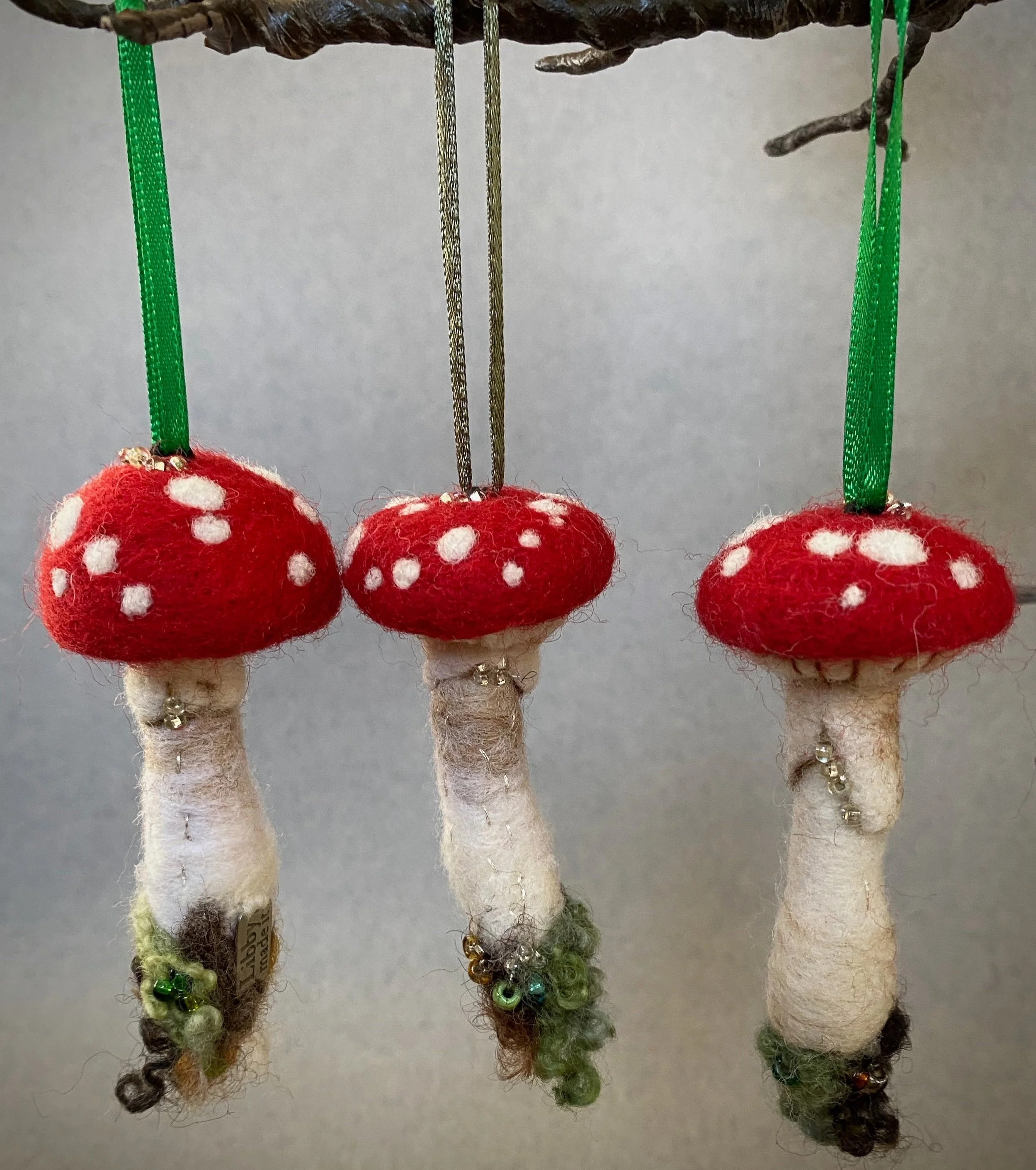 Workshop: Needle Felted MUSHROOM ornaments (Exeter)