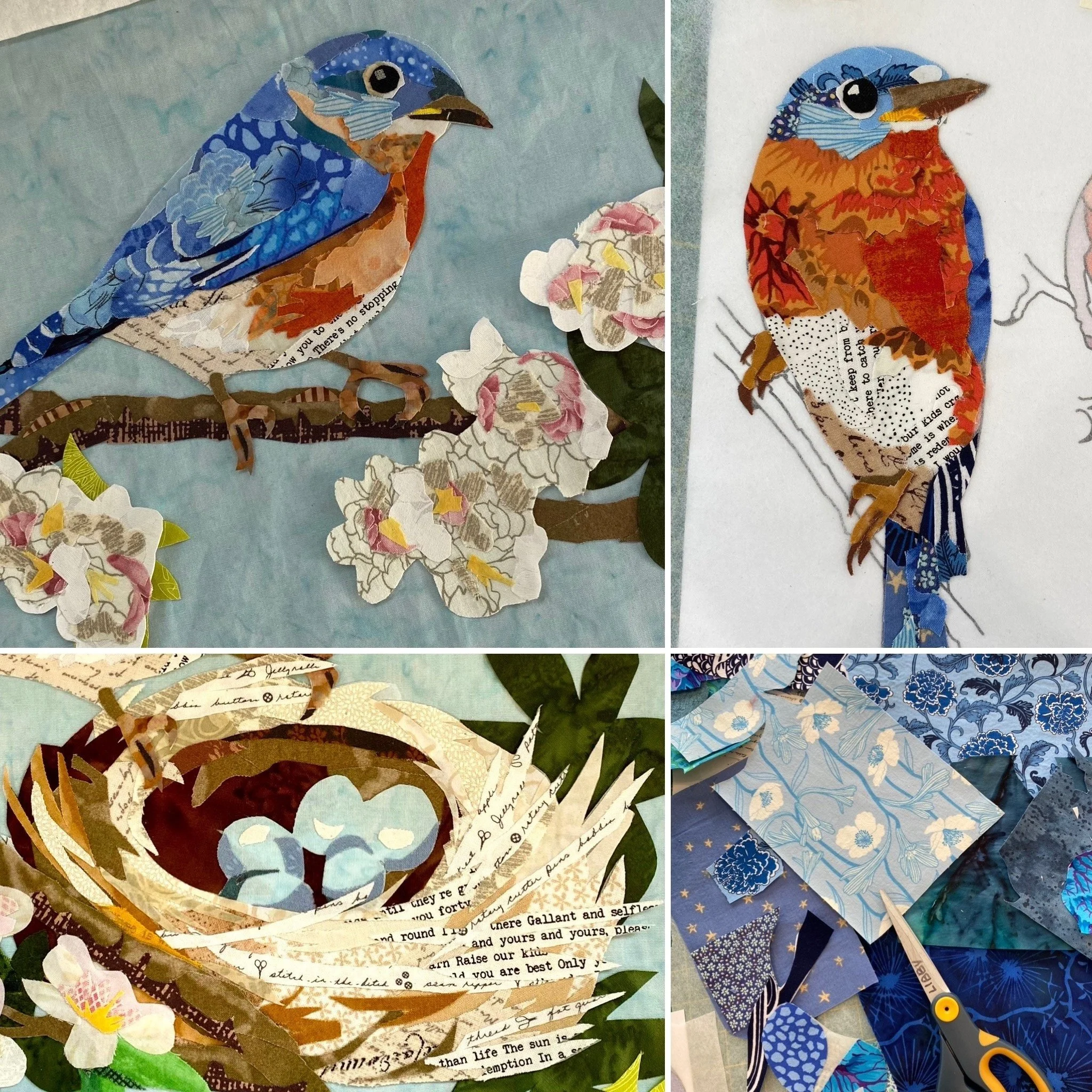 Worksession: FINISH IT UP -Fabric Collage (Portsmouth)