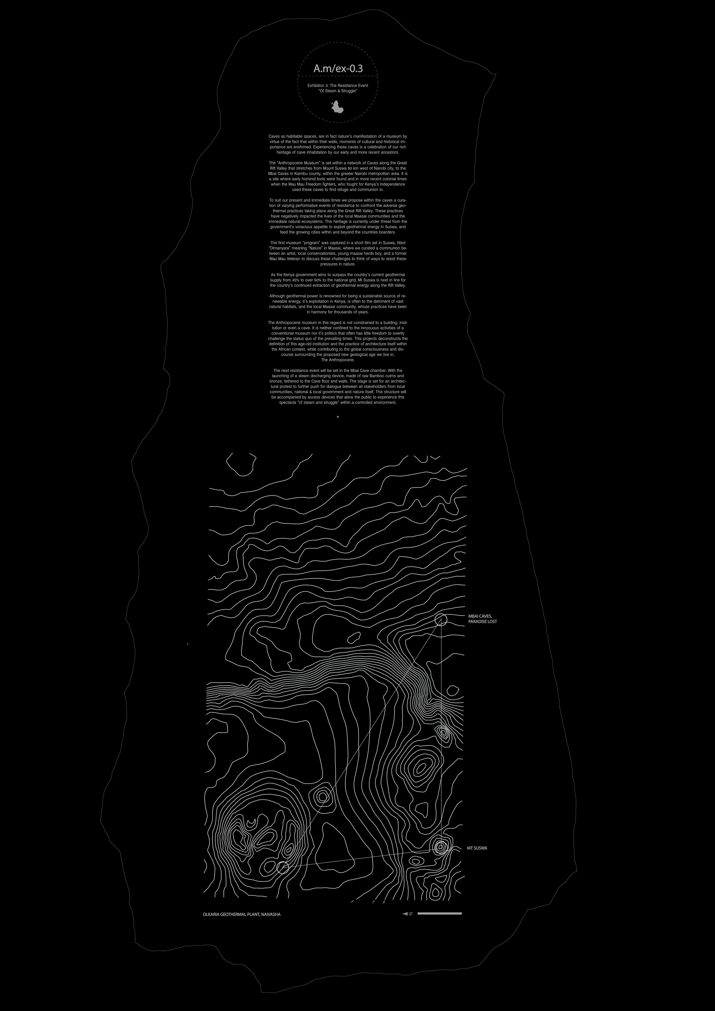   Am 1.0: Leather Map Print  … “There is the museum, and here is the repository, we trace it on contours of dormant drawings showing volcanoes and larva tubes … a pent up geology” …   See more here.  