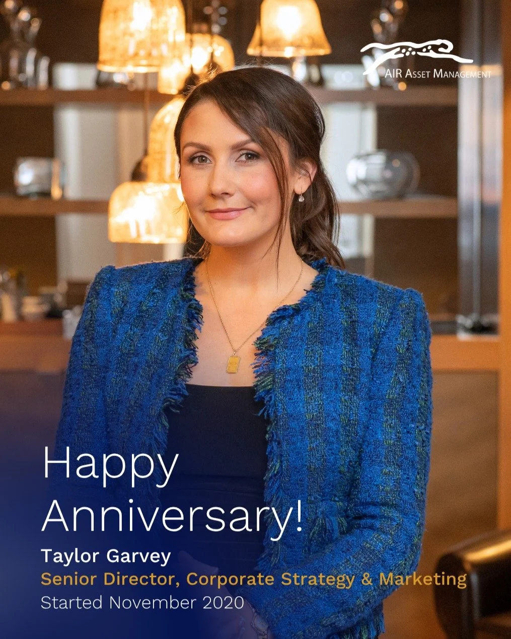 This month marks Taylor Garvey&rsquo;s 5-year anniversary with #AIR 🌟!

As Senior Director of Corporate Strategy &amp; Marketing, Taylor closely partners with executive leadership to drive strategic planning and execution&mdash;identifying growth op