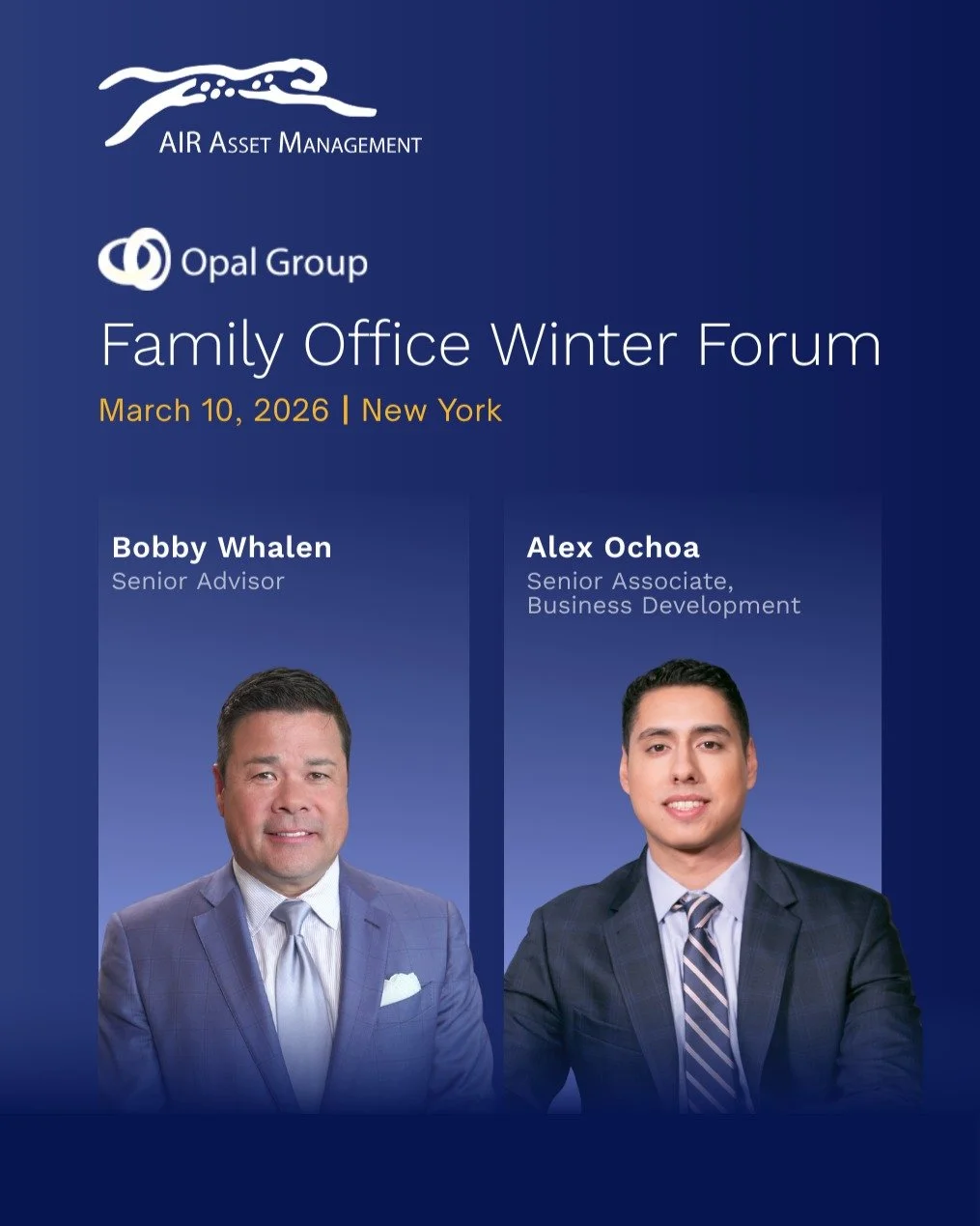 #AIR touched down in New York for the #FamilyOffice Winter Forum, a one-day event by @the_opalgroup that gathers 500+ family office leaders and investment professionals to explore the evolving landscape of #AlternativeInvestments.

Our Senior Advisor