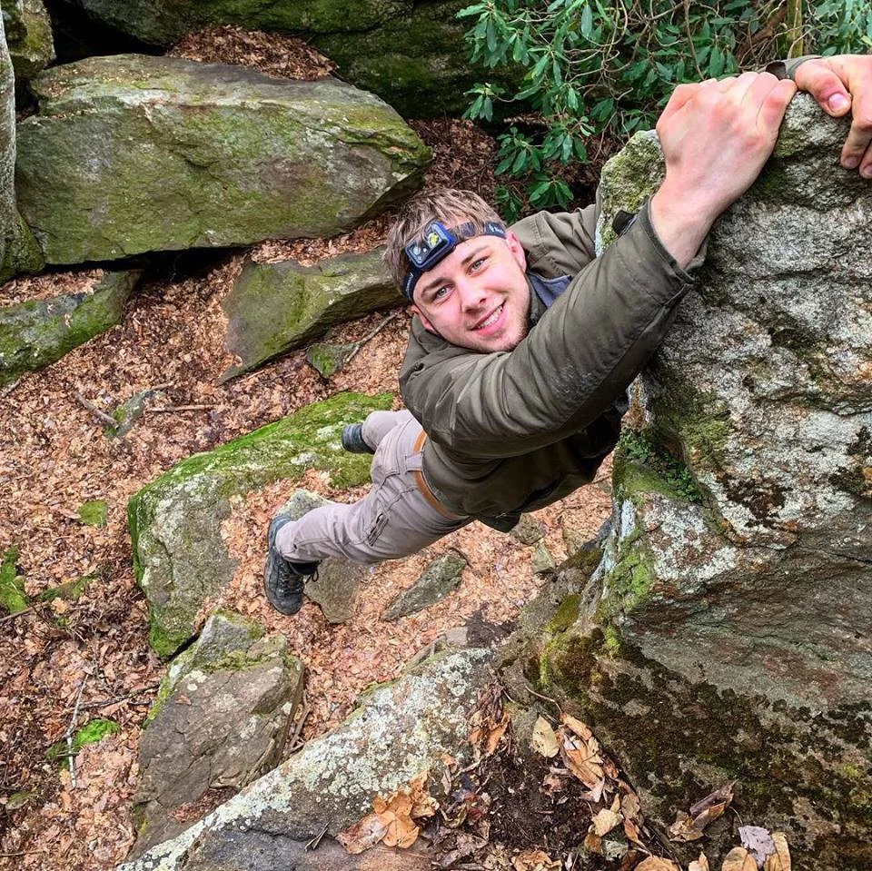My First Time Climbing Trad