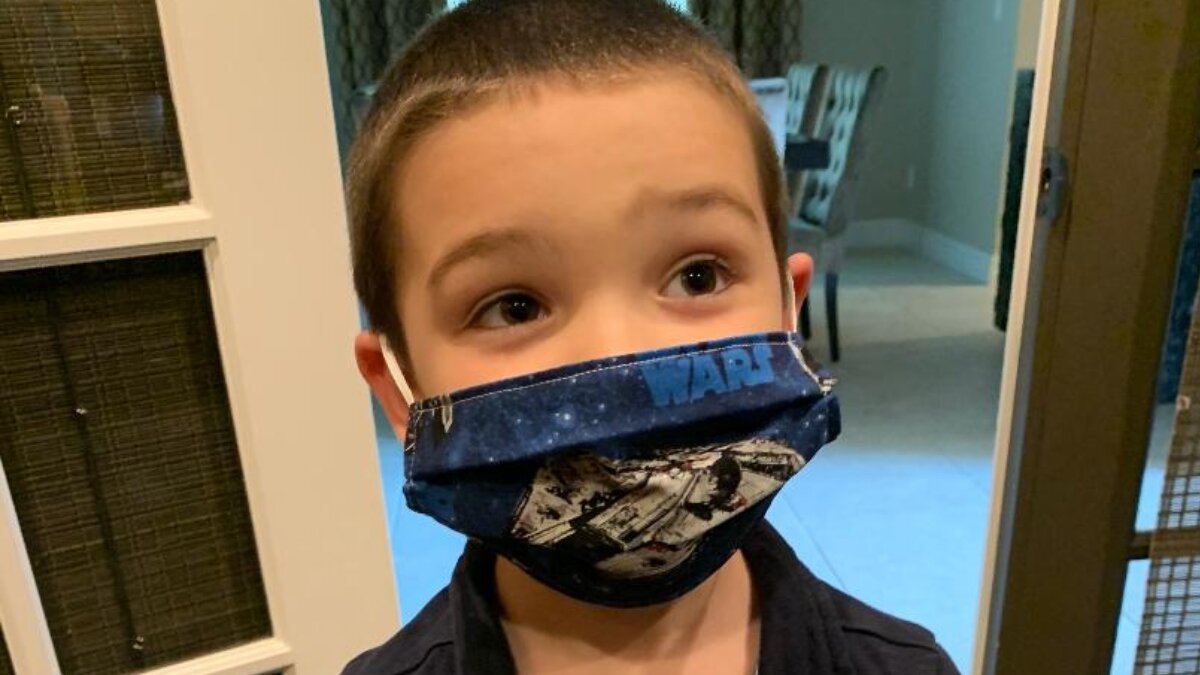 Helping a Child with Sensory Sensitivities Tolerate Wearing a Face Mask