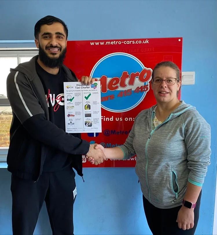 Another successful sign up to the Disability Taxi Charter!