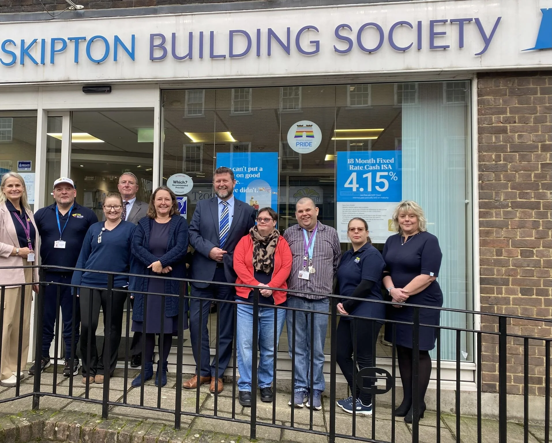 ...and it's a big 'THANK YOU' to Skipton Building Society