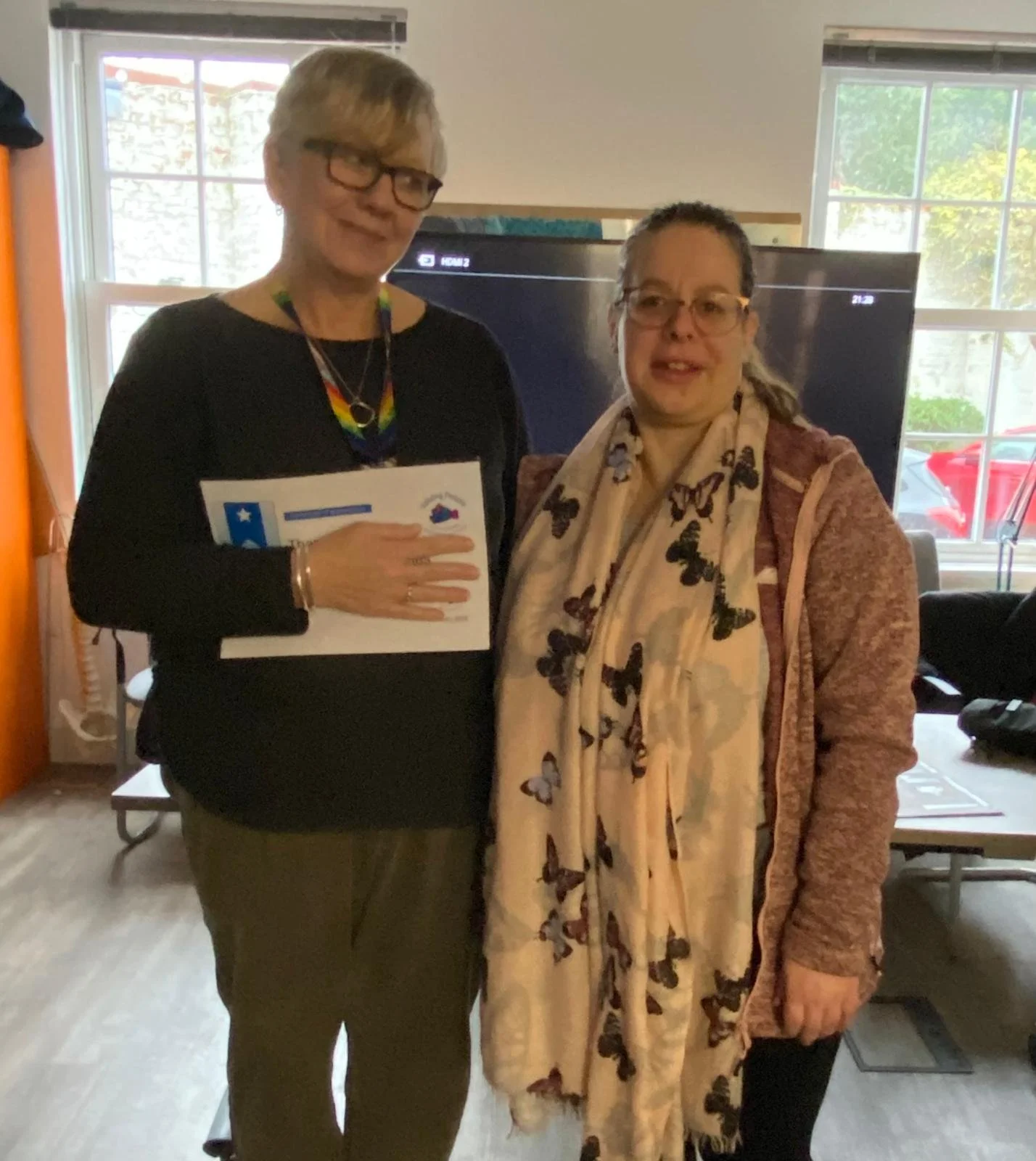Congratulations and thank you to Leanne 