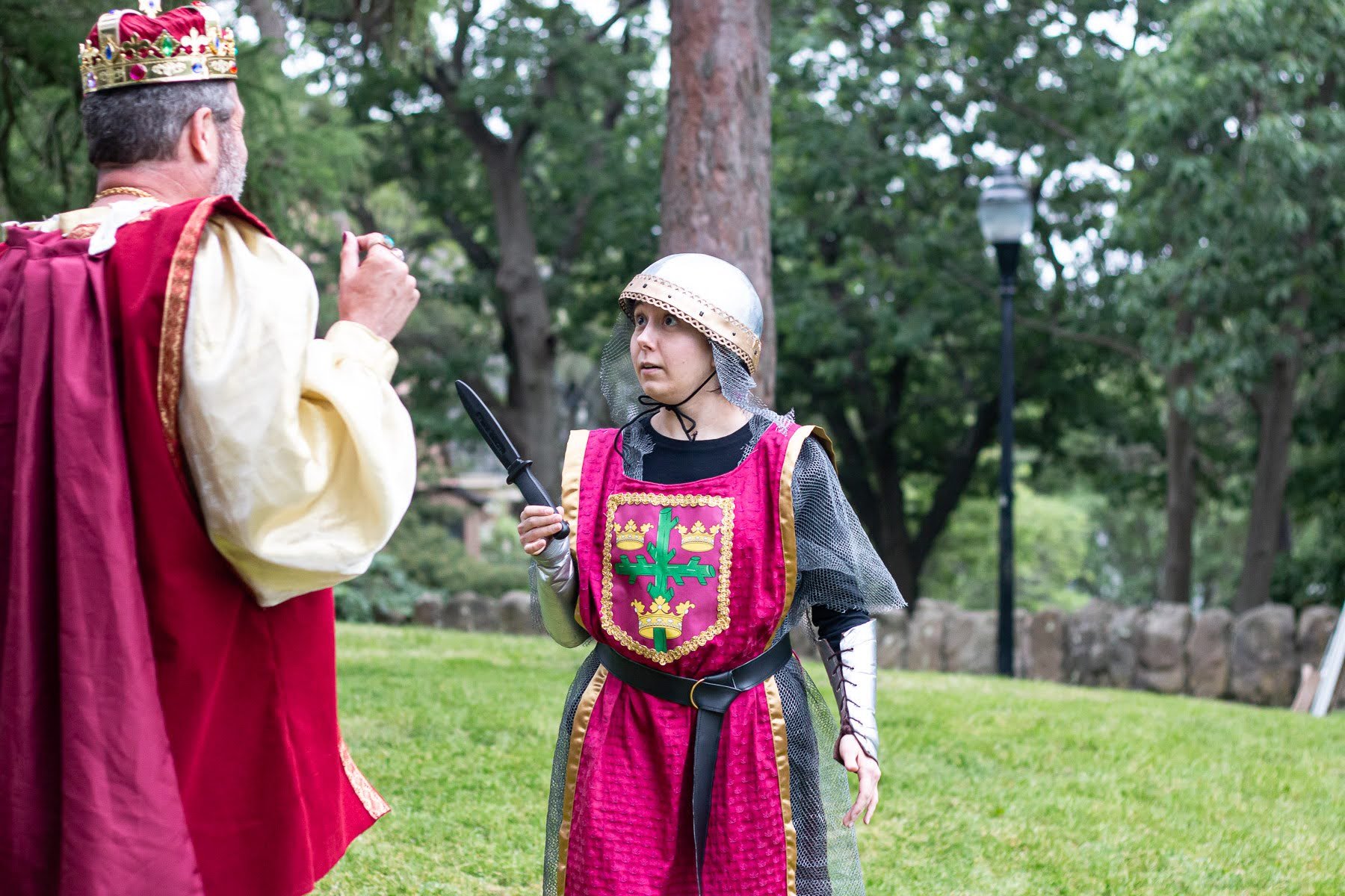 Prince John explains why stabbing isn't the best option