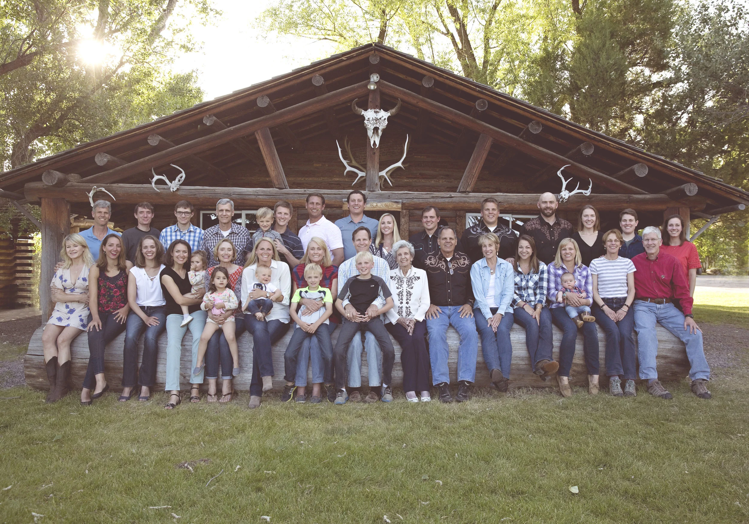 Four generations at the Bendict Family Reunion