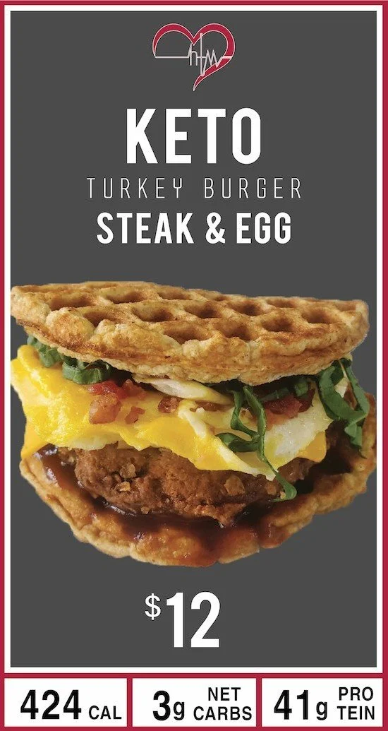 Turkey Burger - Steak and Egg