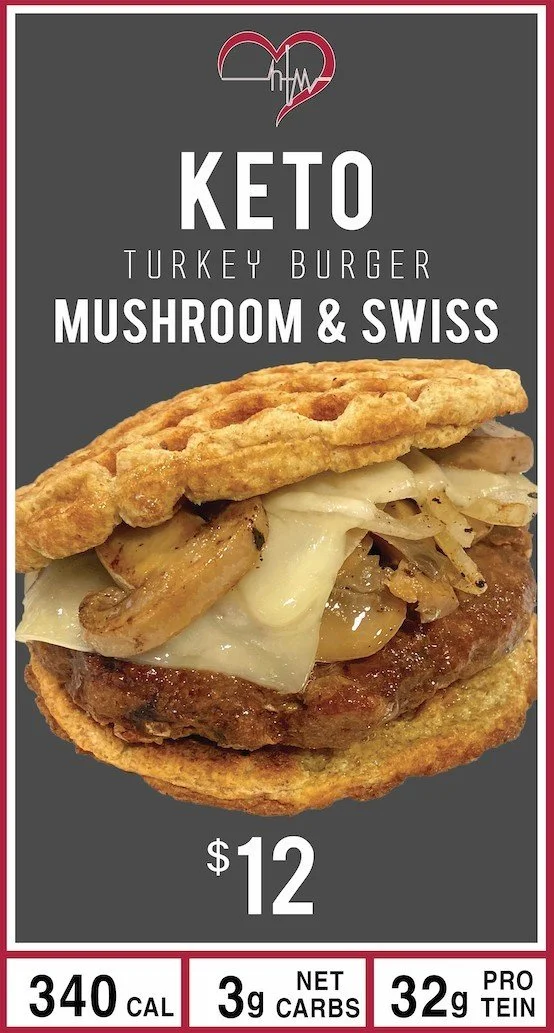 Turkey Burger - Mushroom Swiss