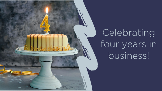 Celebrating four years in business