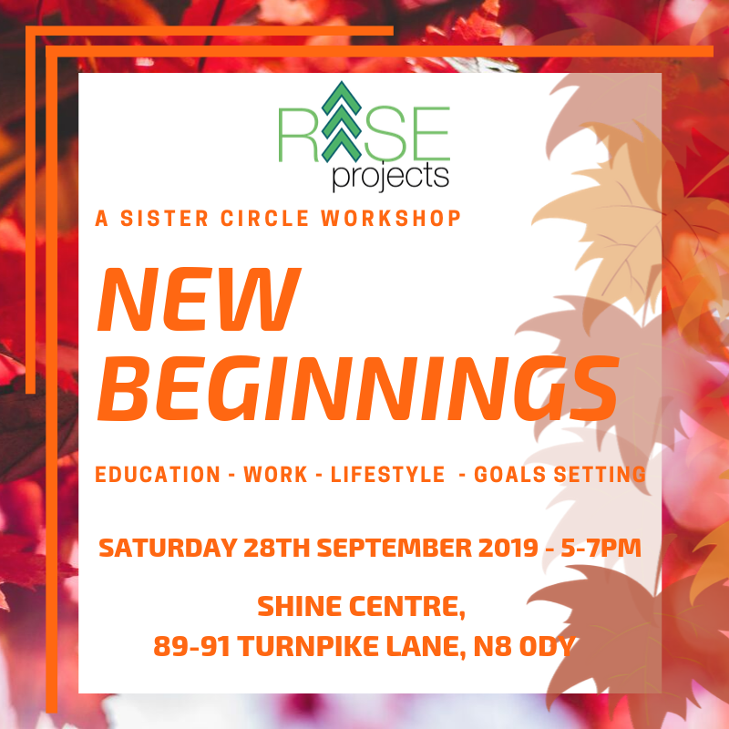 Sisters Circle - New Beginnings Workshop