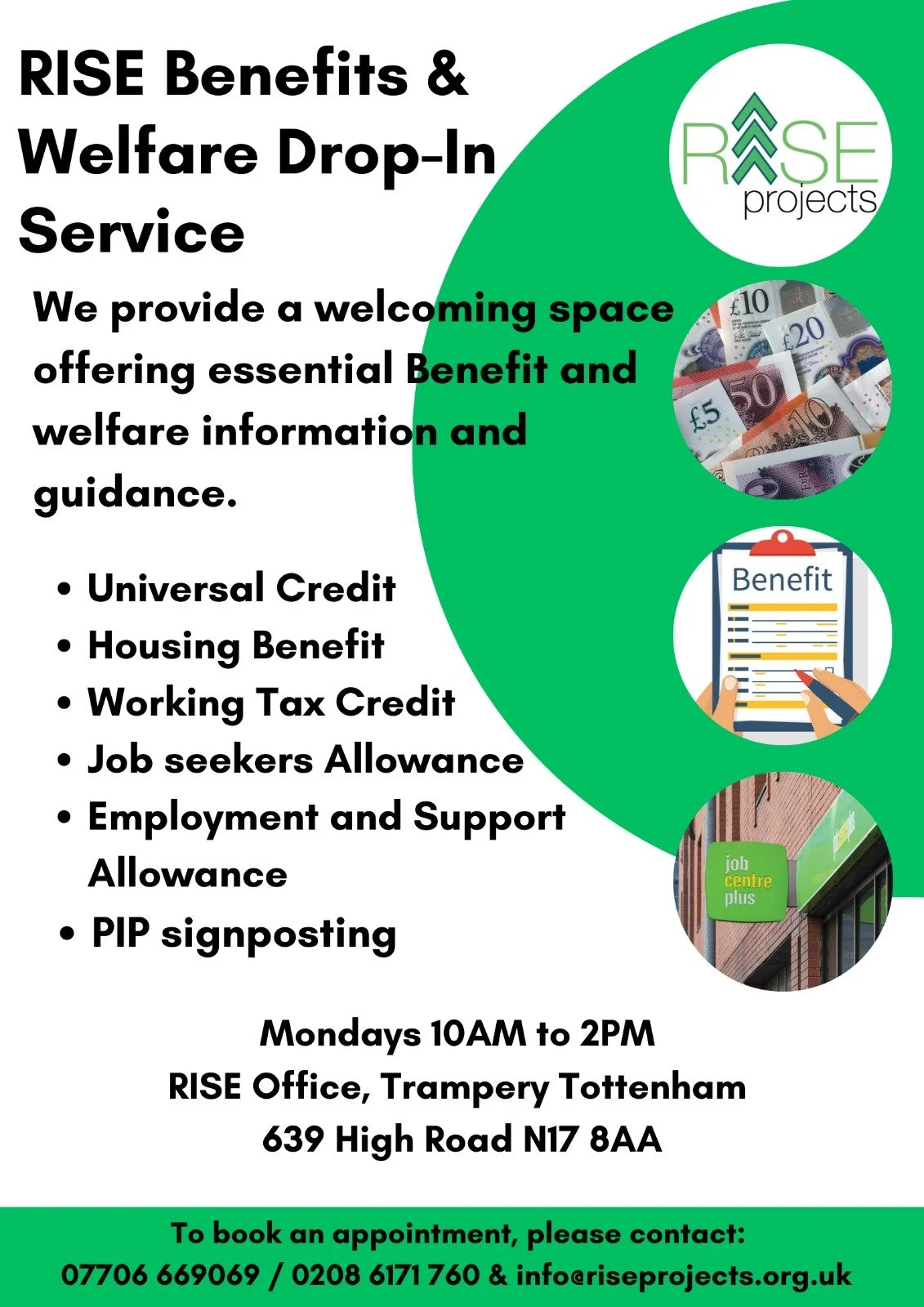 Benefit and Welfare Drop-in Service