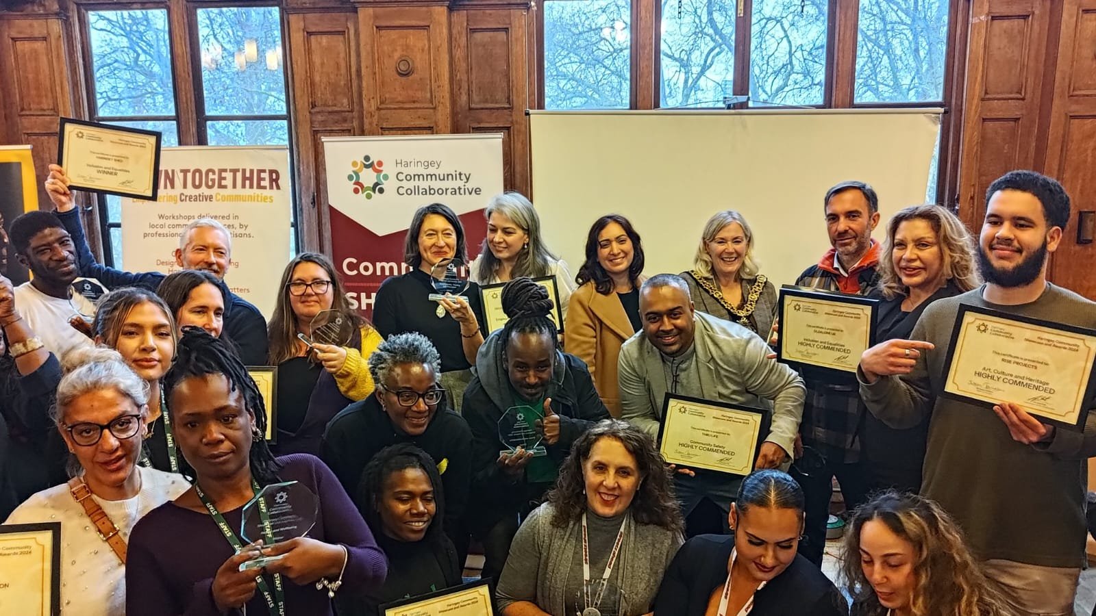 Organisations recognised at the Haringey Community Showcase and Awards 2024
