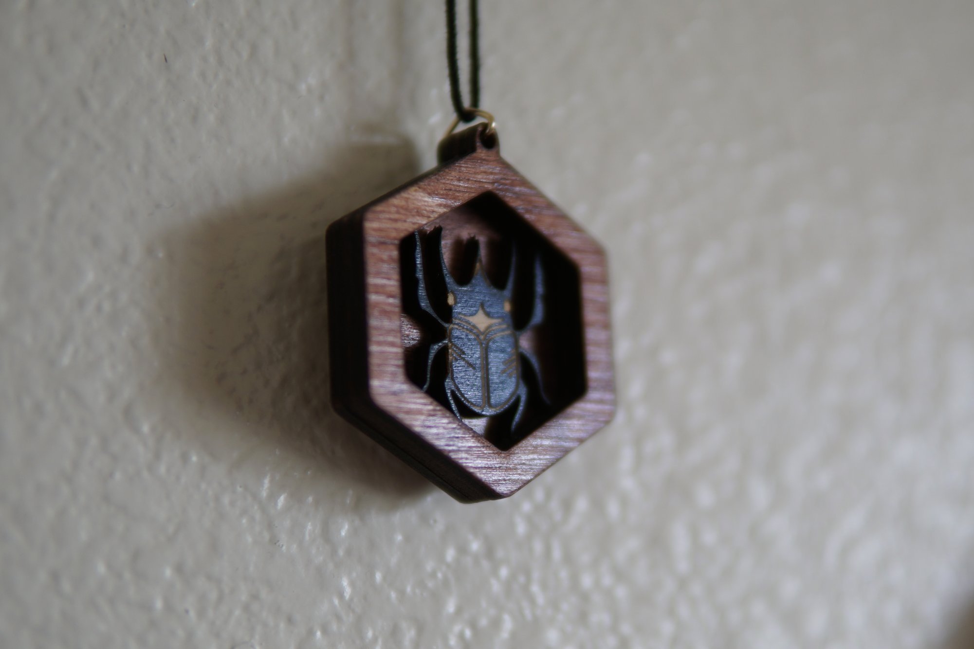 Blue Horned Beetle